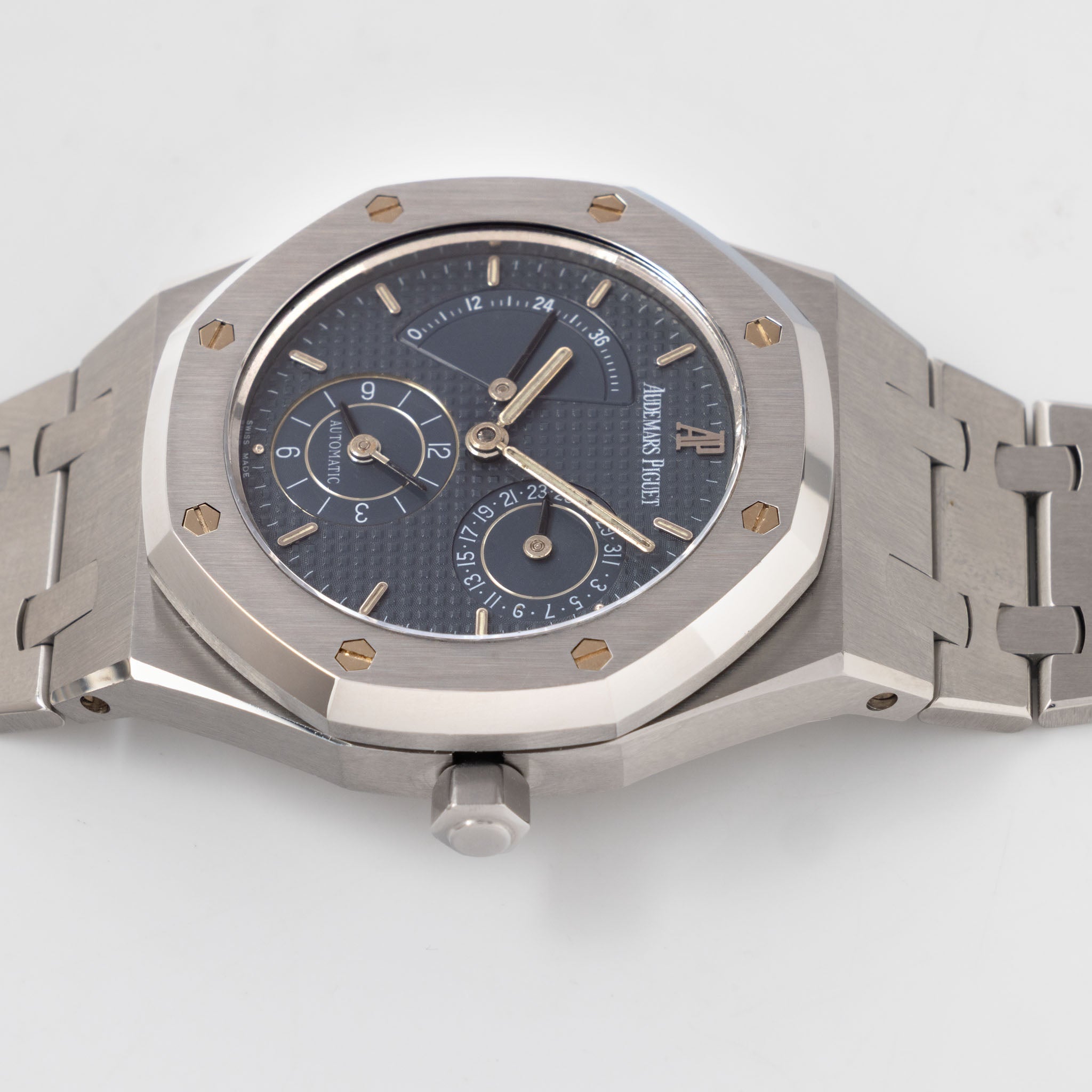 Audemars Piguet Royal-Oak Dual Time Blue Dial ref. 25730ST