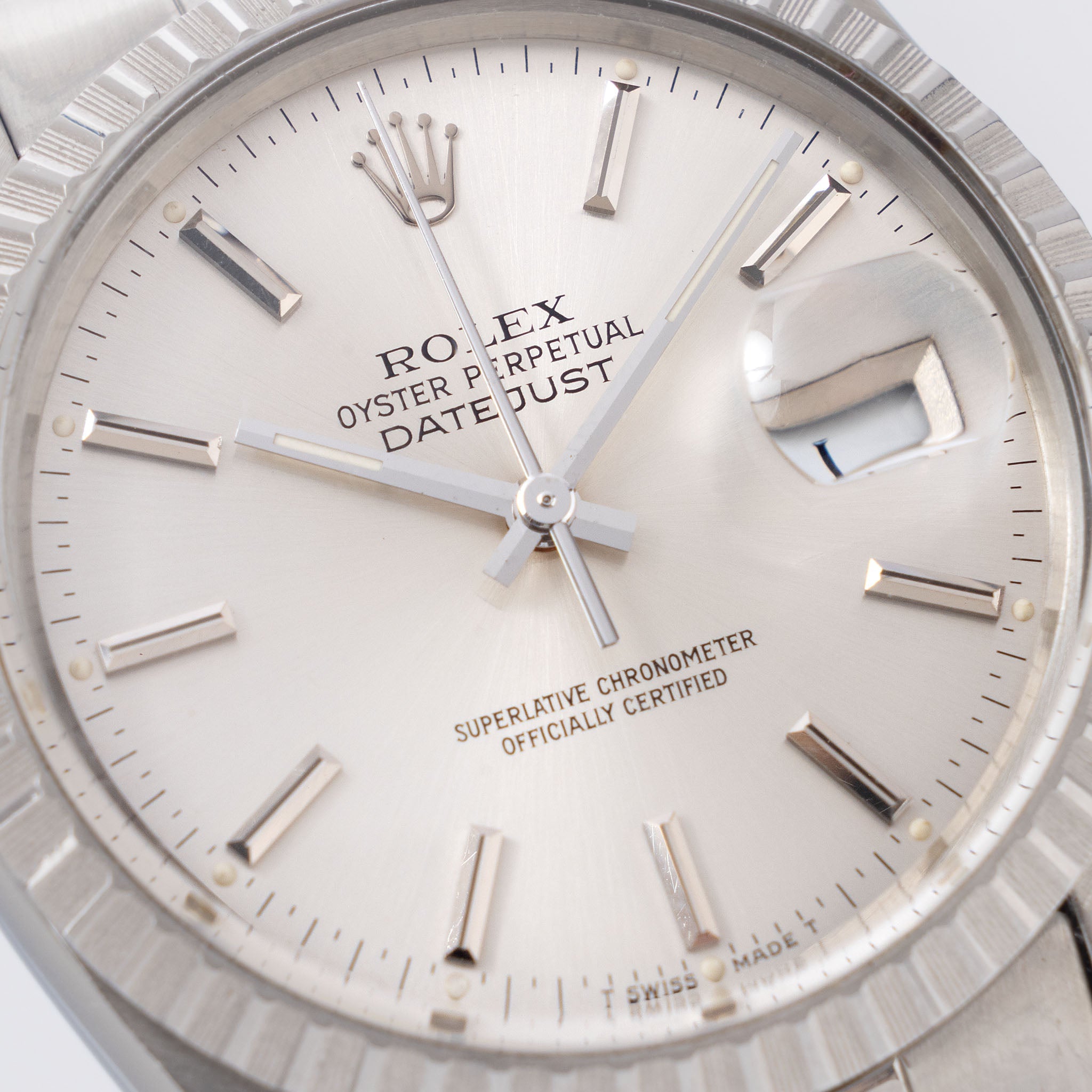 Rolex Datejust 16030 Silver Dial