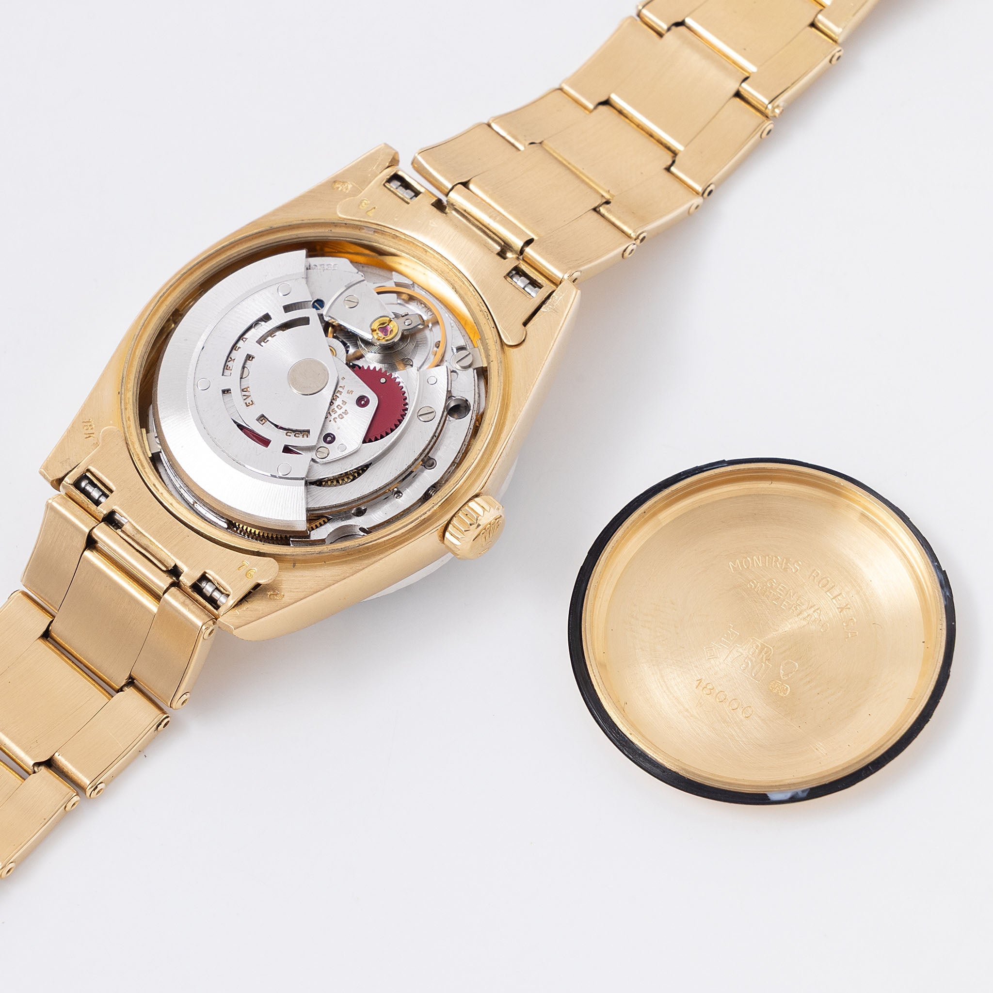 Rolex Day-date Wood Diamond string dial ref 18048 with Original Punched Guarantee Paper