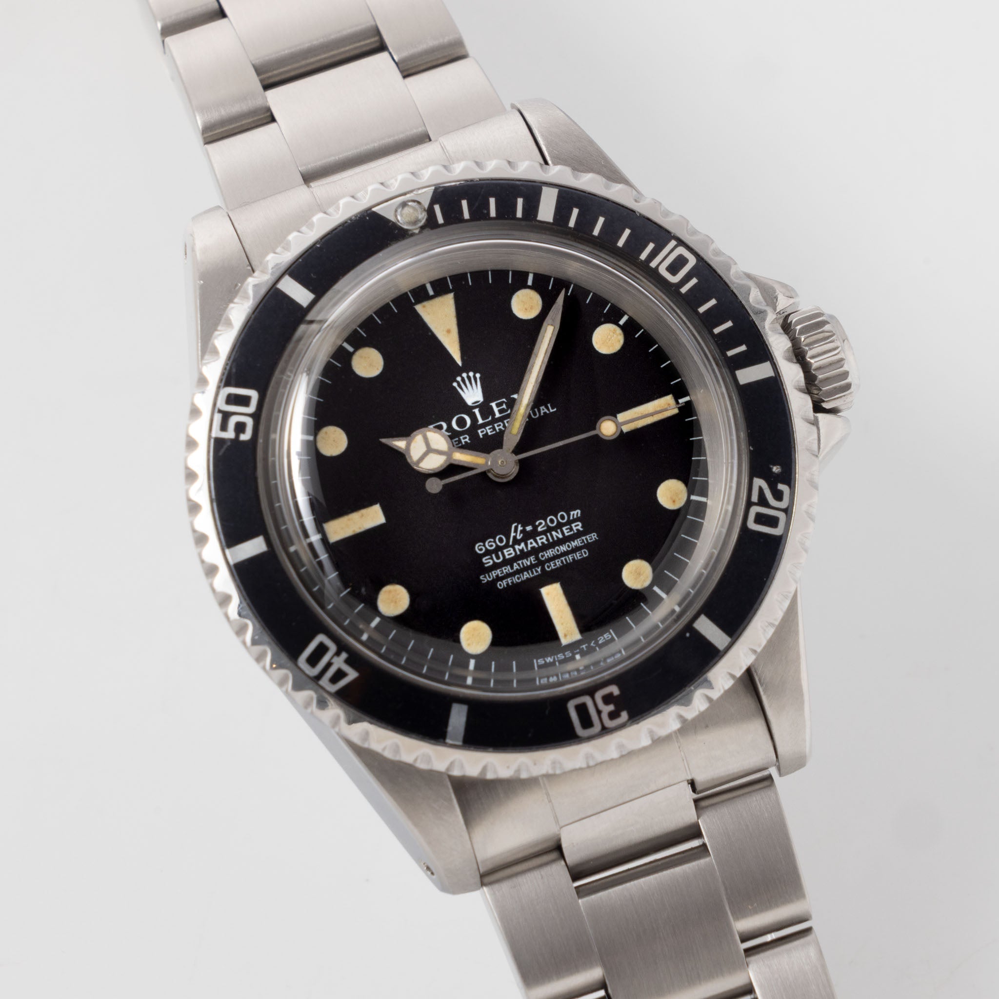Rolex Submariner non serif dial ref 5512