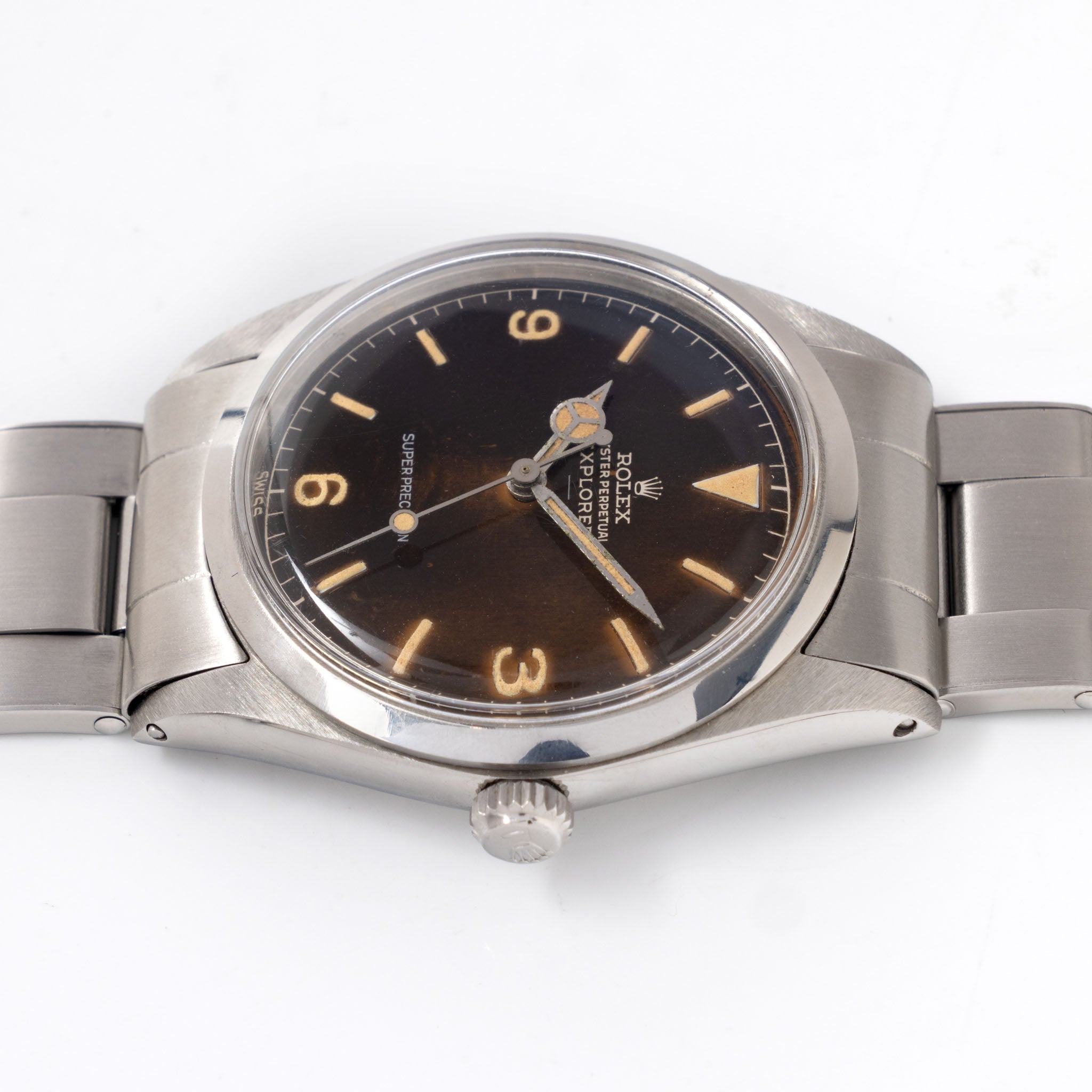 Rolex Explorer 5504 Gilt Chapter-Ring Tropical Underline Dial