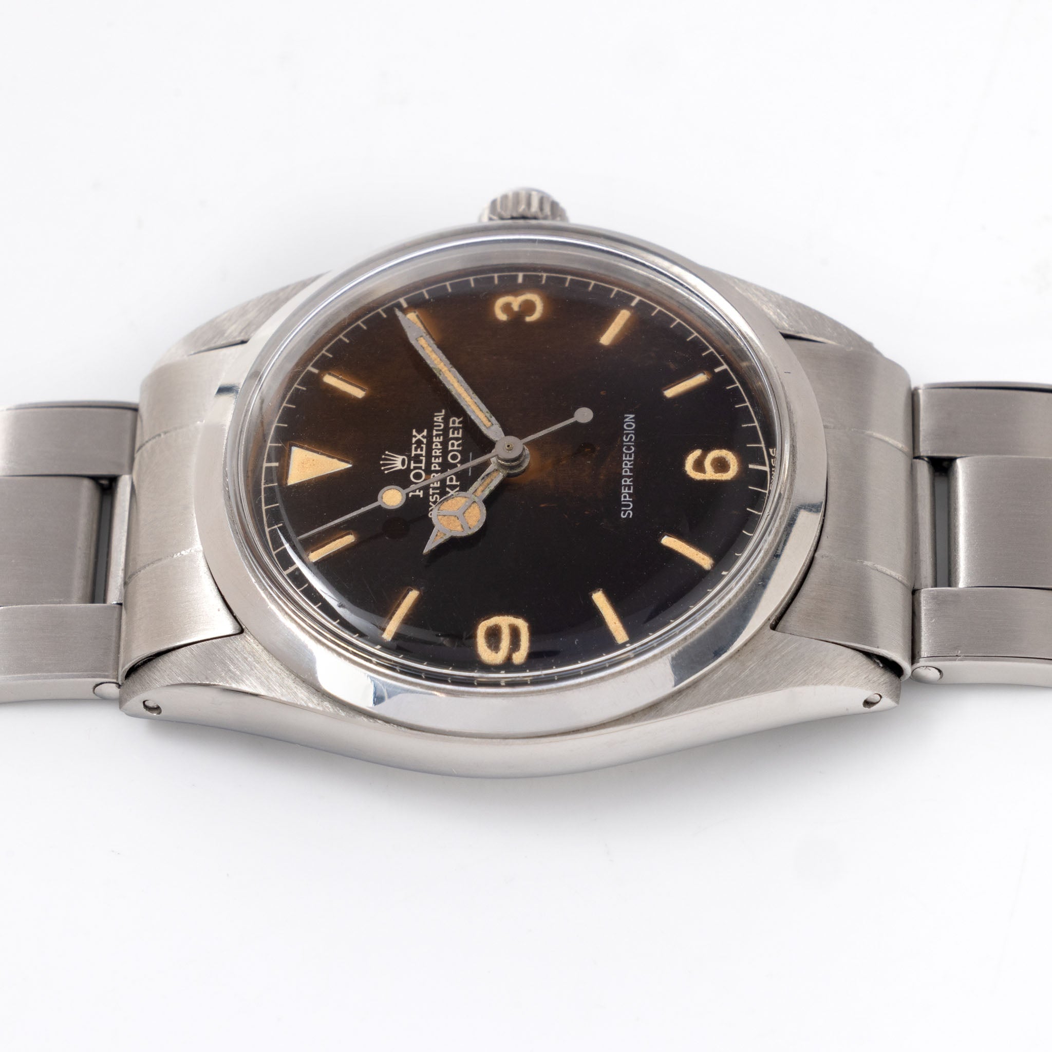 Rolex Explorer 5504 Gilt Chapter-Ring Tropical Underline Dial