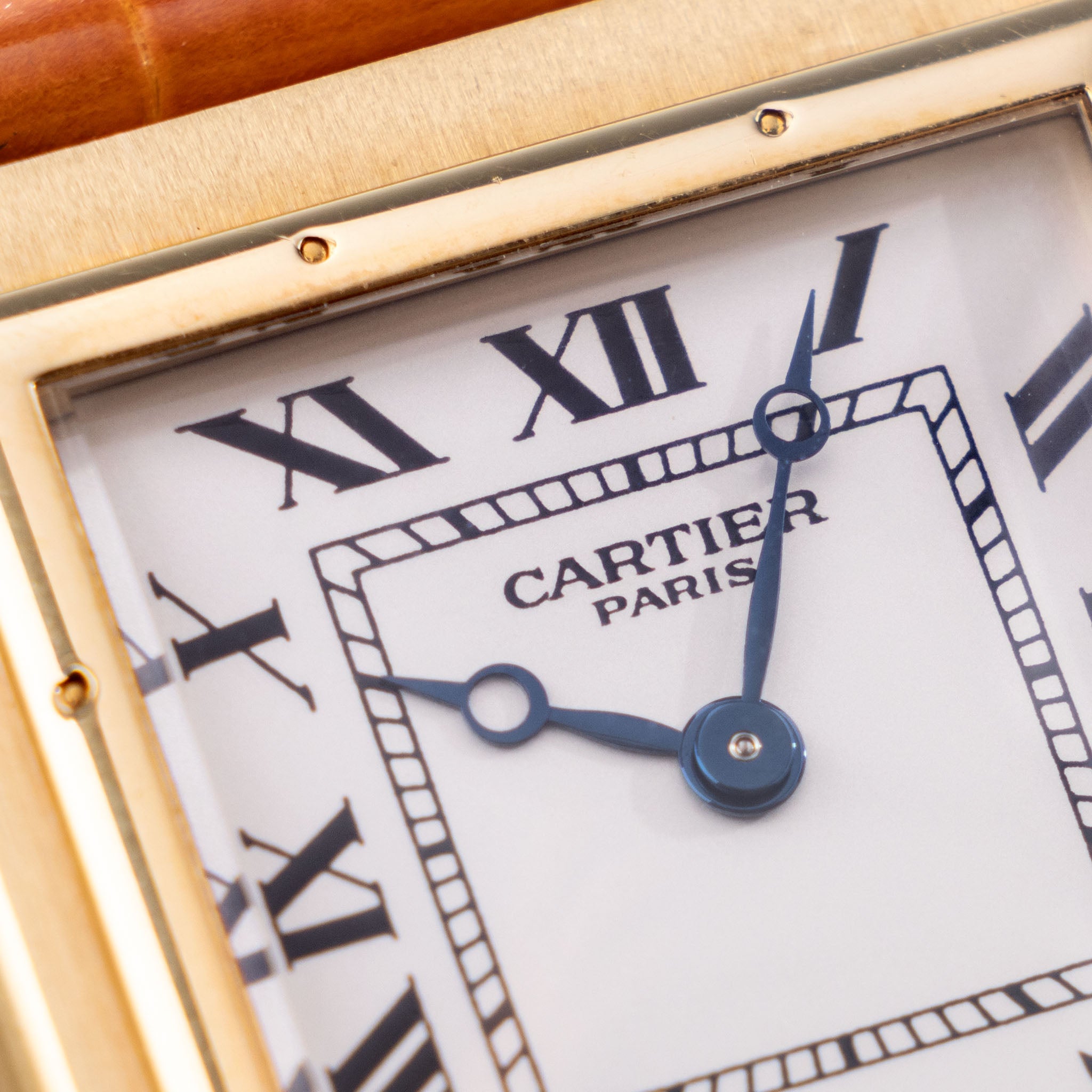 Cartier Santos Dumont 1913 Limited edition CPCP ref 2697 in 18 yellow gold Paris dial