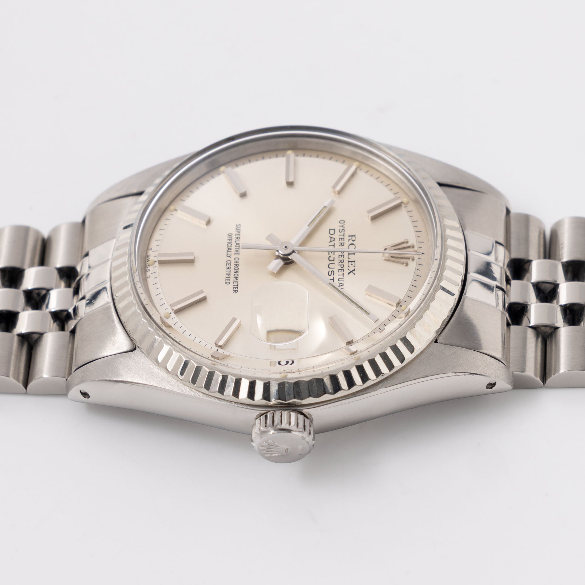 Rolex Datejust Silver dial ref 1601