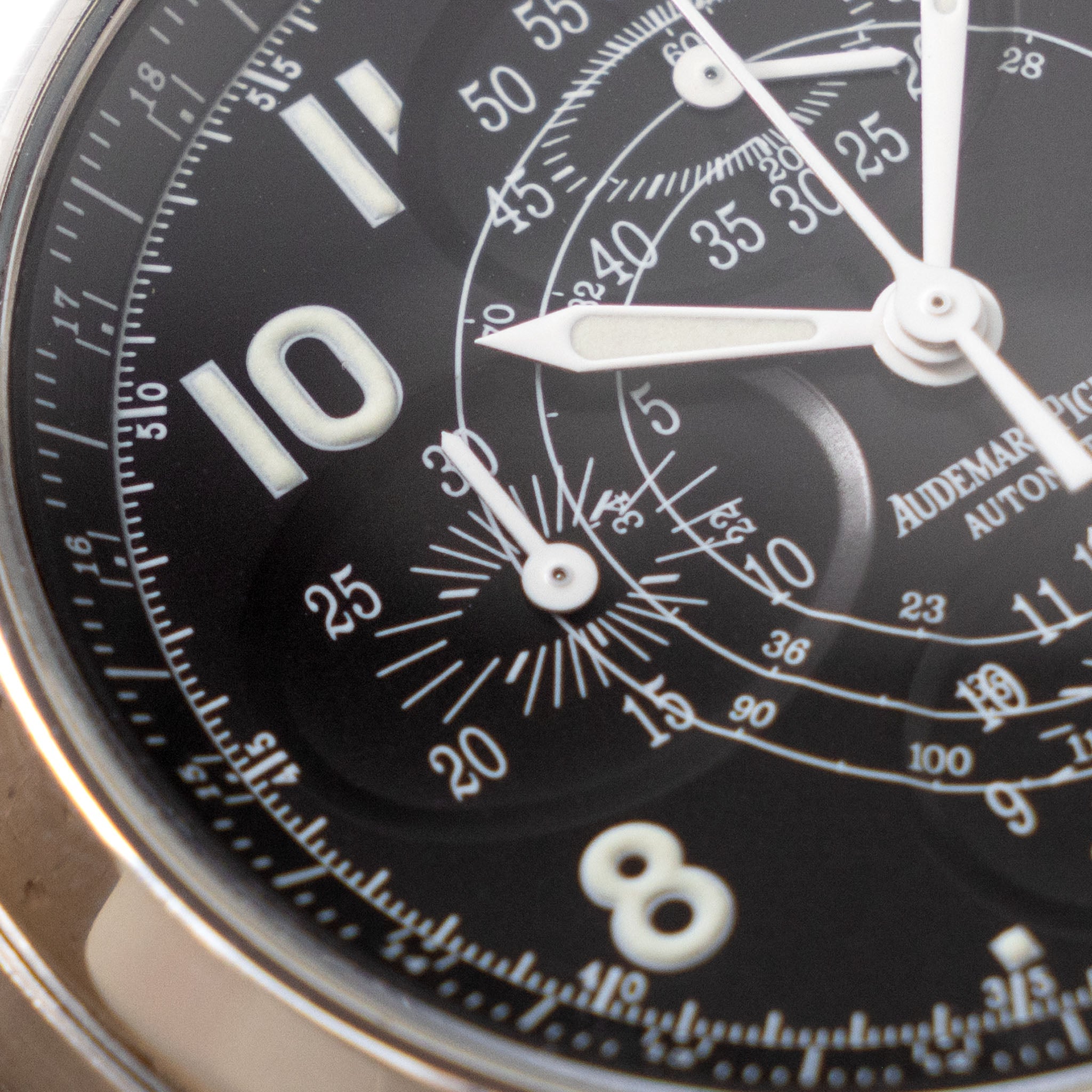 Audemars Piguet Millenary Chronograph Black Dial ref. 25822ST with Original Certificate of Origine