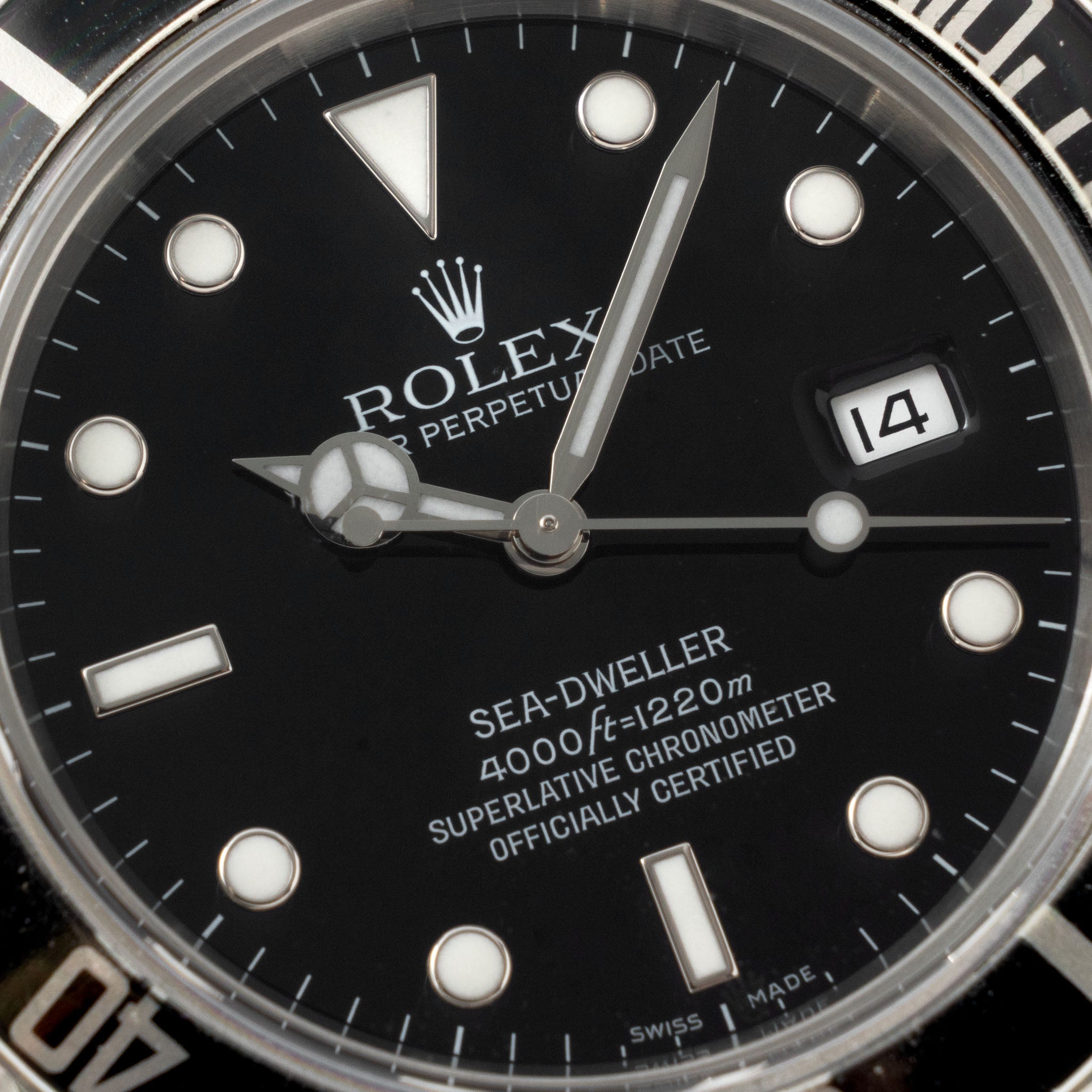 Rolex Sea-dweller ref 16600 Swiss Made Dial New Old Stock Box and Paper Set