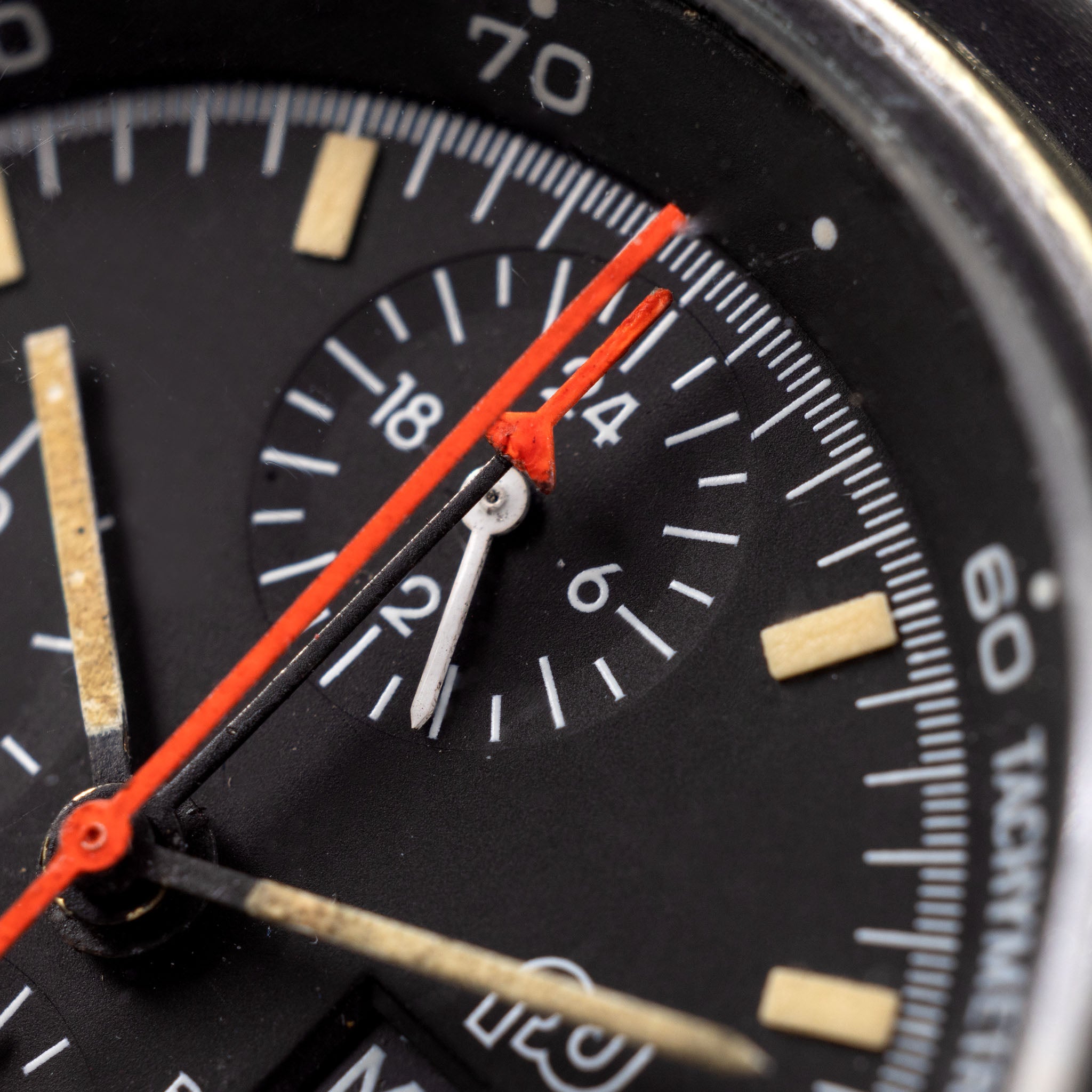 Orfina Porsche Design Chronograph 1  Lemania 5100 Ref 7176 PVD Coated
