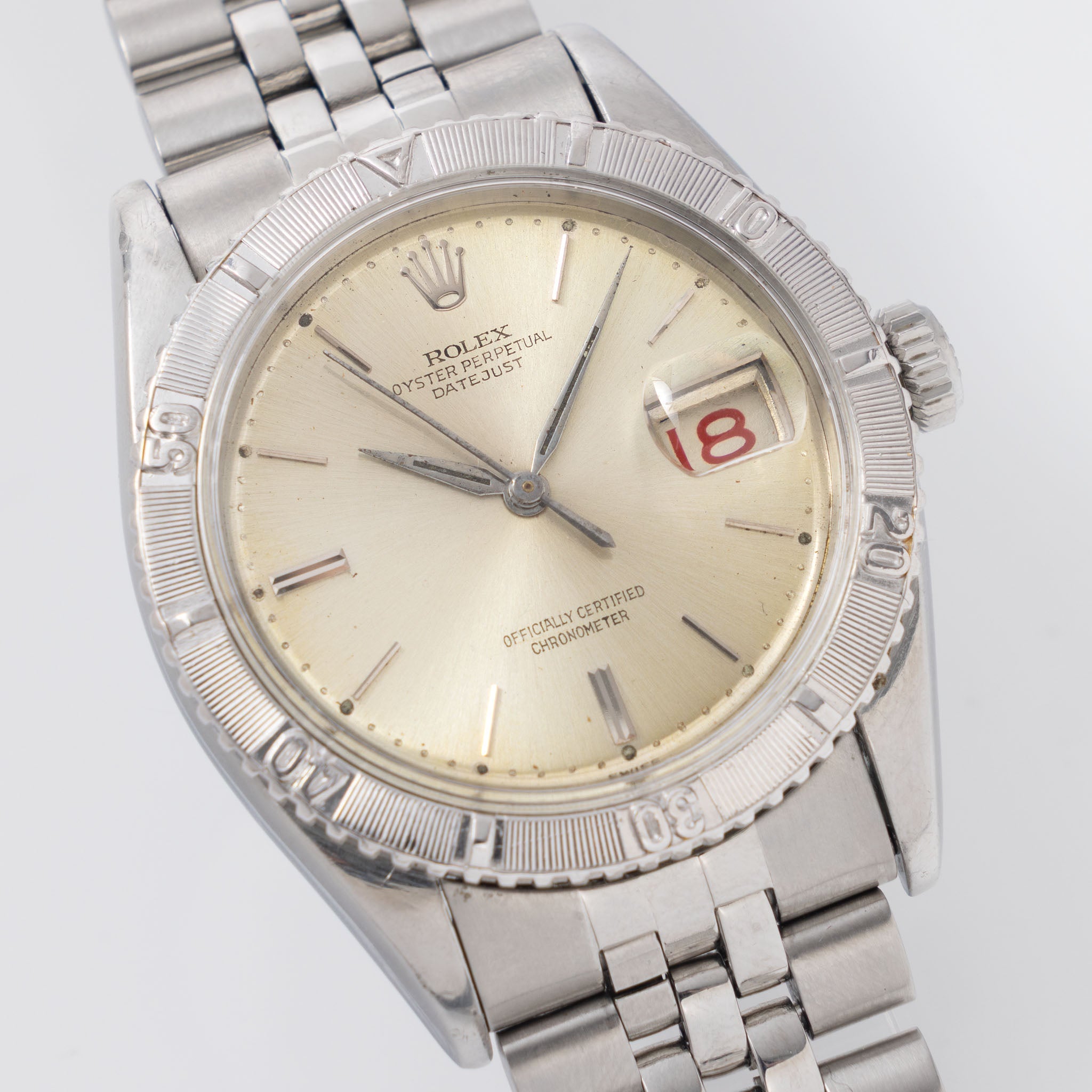Rolex Datejust Turn-o-Graph 6309 Silver OCC Dial