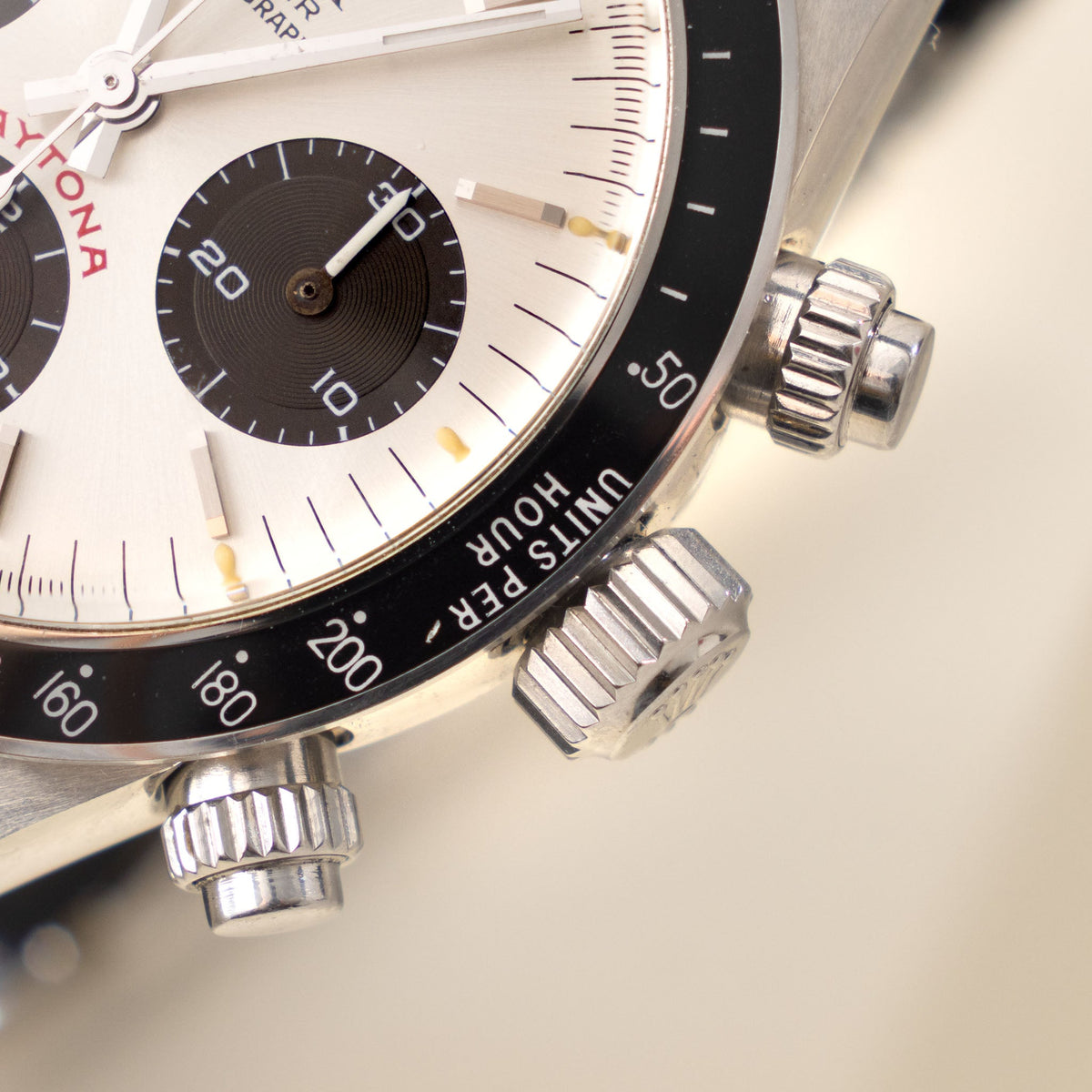 Rolex Cosmograph Daytona 6263 Big Red Floating Silver Soleil Dial
