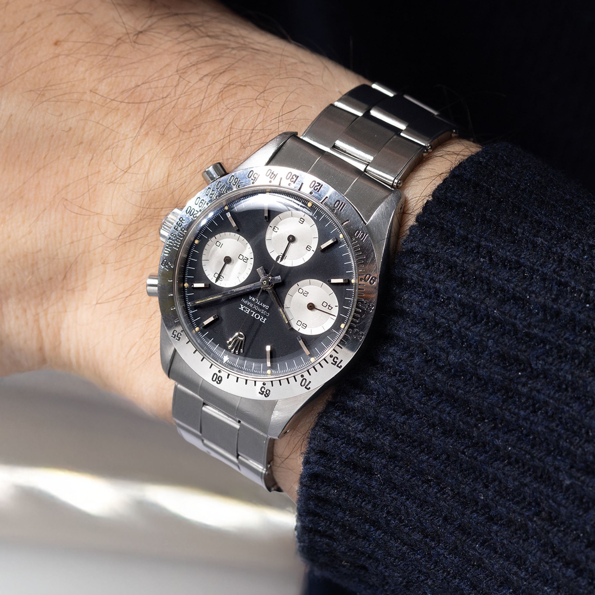 Rolex Cosmograph Daytona 6239 Matte Black Small Daytona Dial