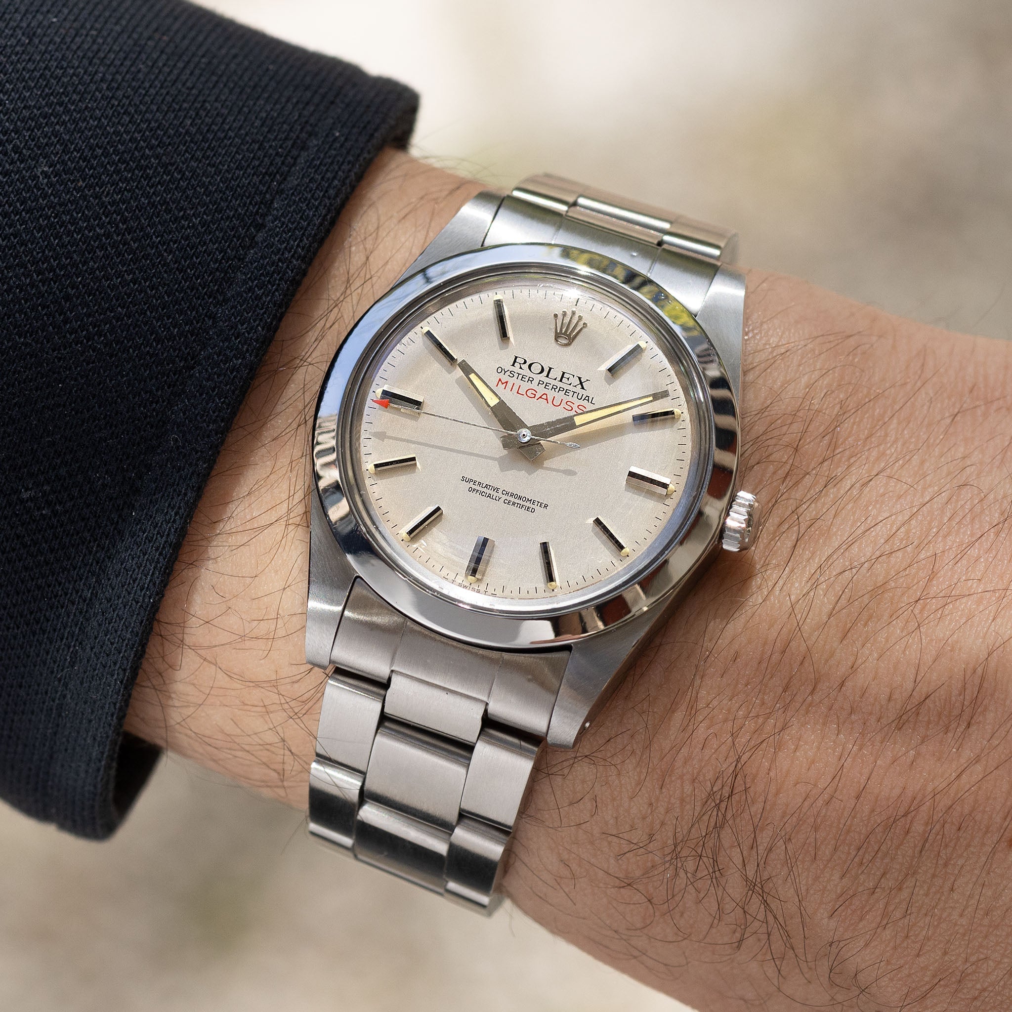 Rolex Millgauss 1019 Silver Dial