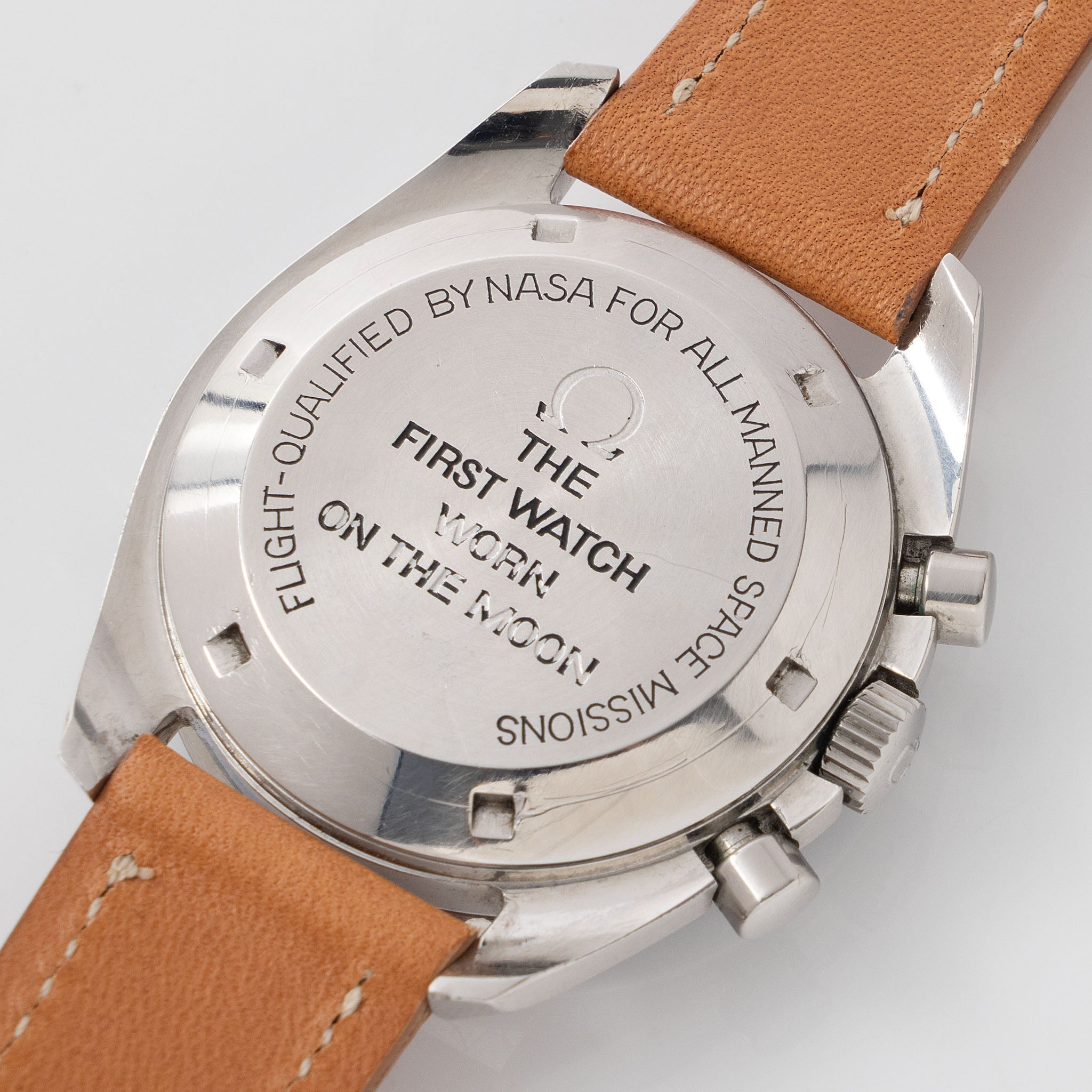 Omega Speedmaster 145.022-69ST Straight Writing with Original Box Papers and Extract of Archives