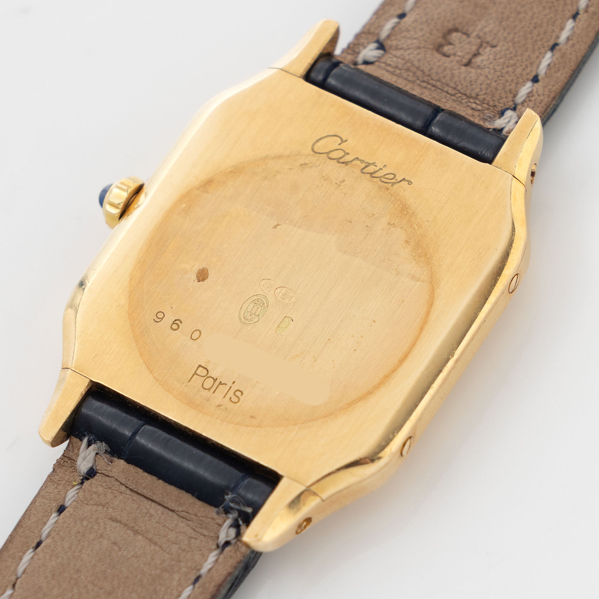 Cartier Santos Dumont Ultra Thin ref. 96053 Paris Dial