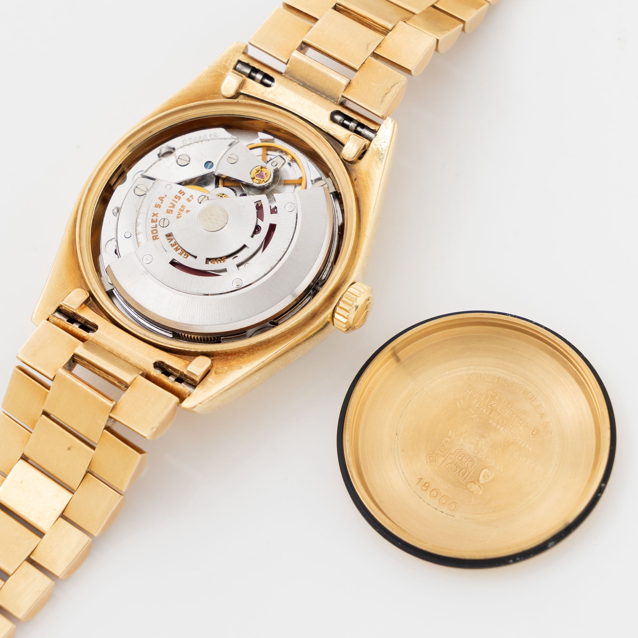 Rolex Day-Date 18078 Champagne Dial Bark with Papers W3731