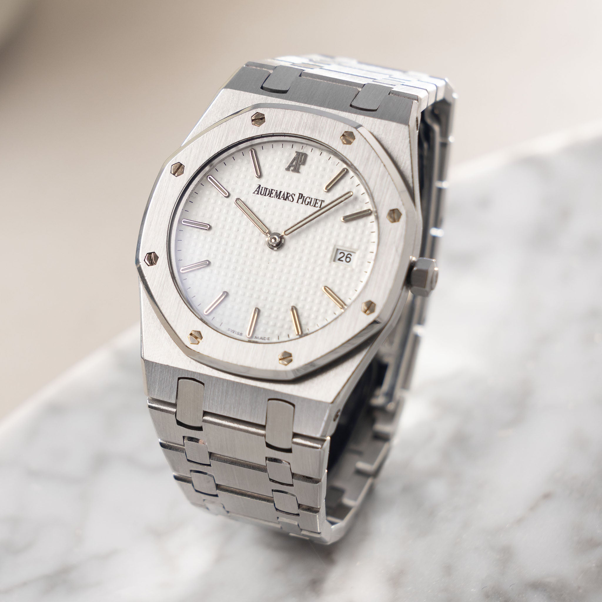 Audemars Piguet Royal-Oak ref. 56175ST White Dial