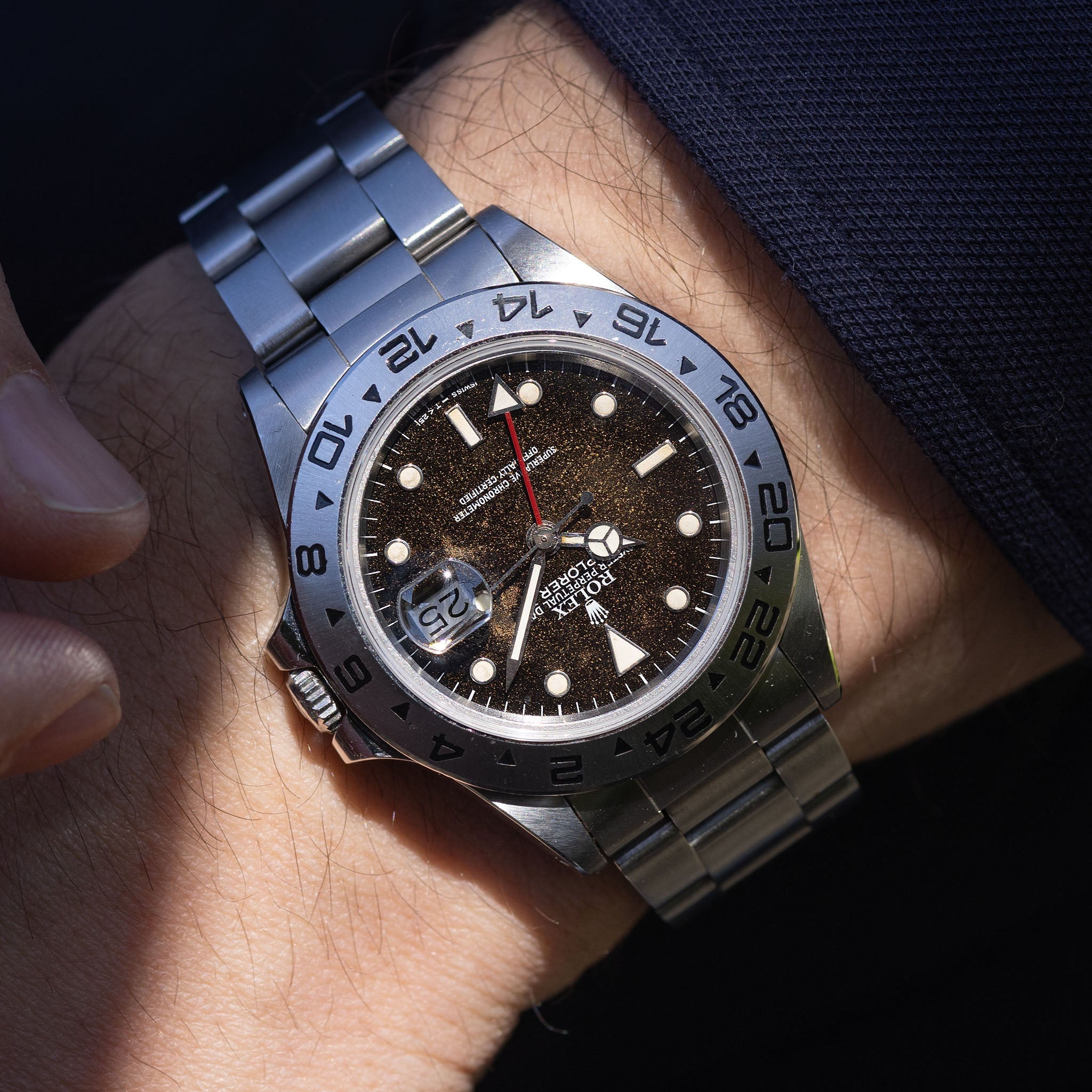 Rolex Explorer II  16550 Galaxy Tropical Dial with Box and Papers