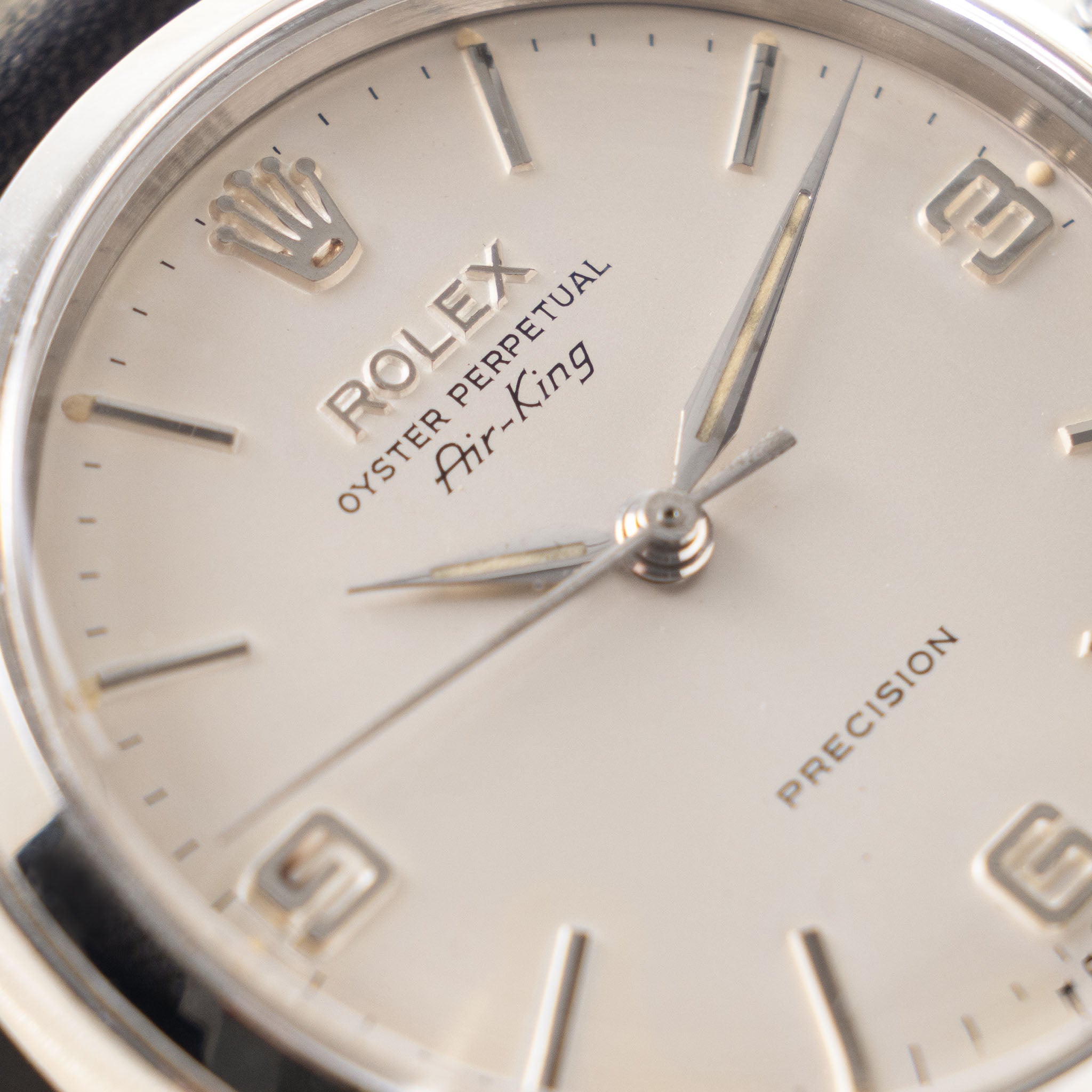 Rolex Oyster Perpetual Air-King 5500 Silver Arabic Numerals Dial