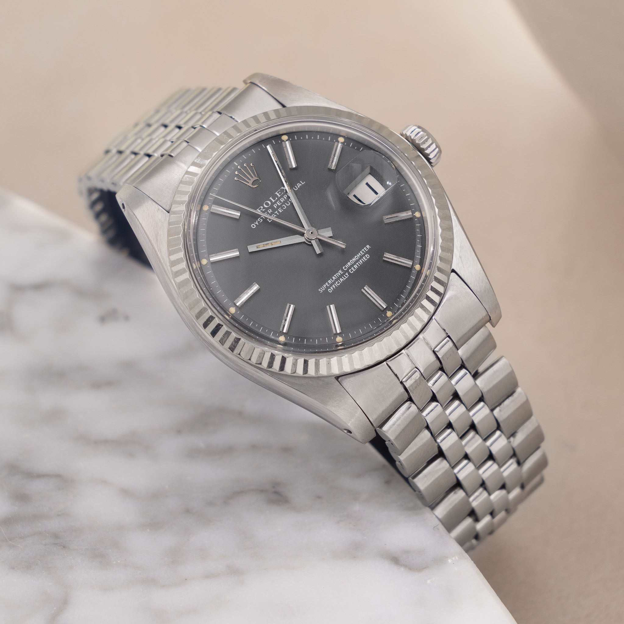 Rolex Datejust 1601 Grey Sigma Dial