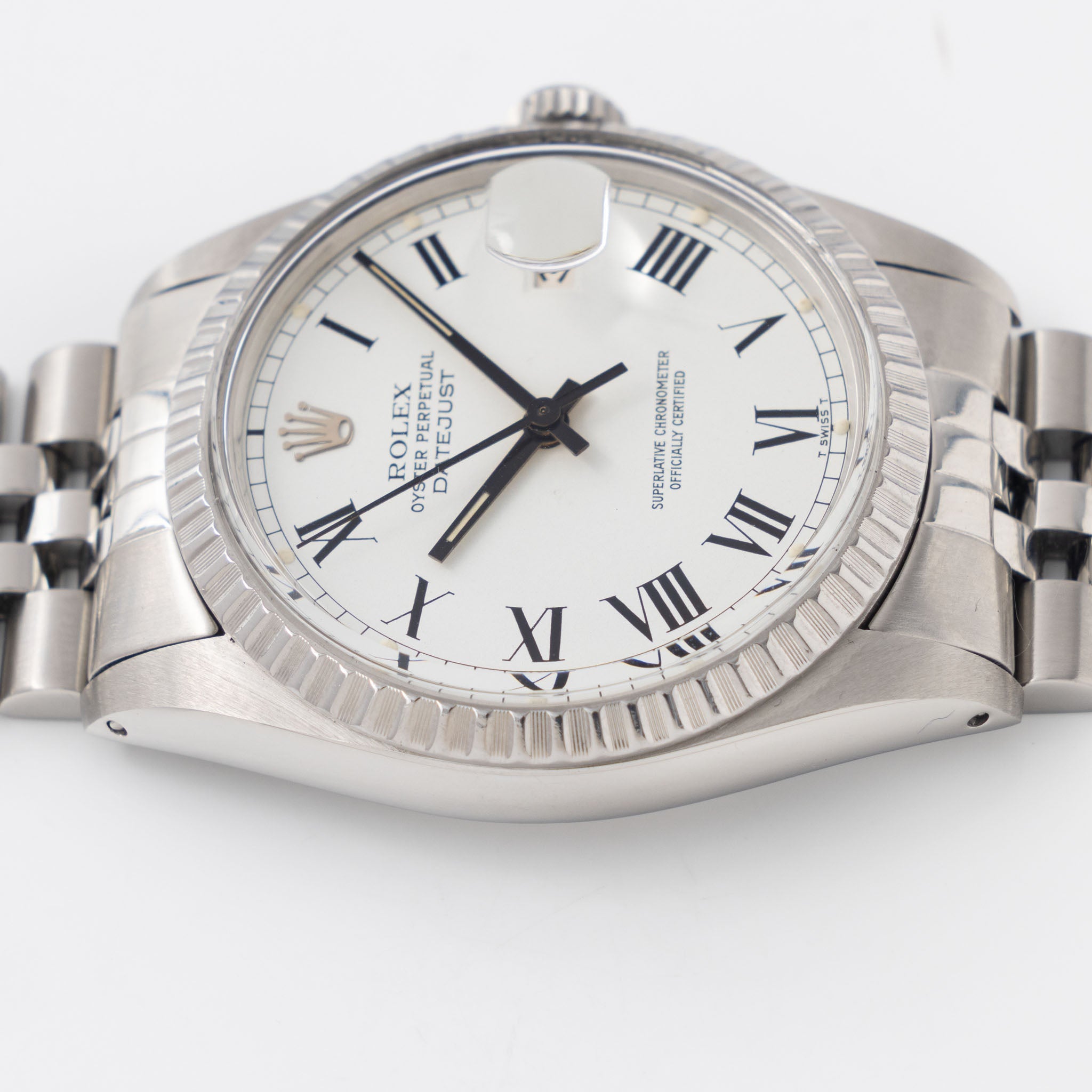 Rolex Datejust 16030 White Buckley Dial