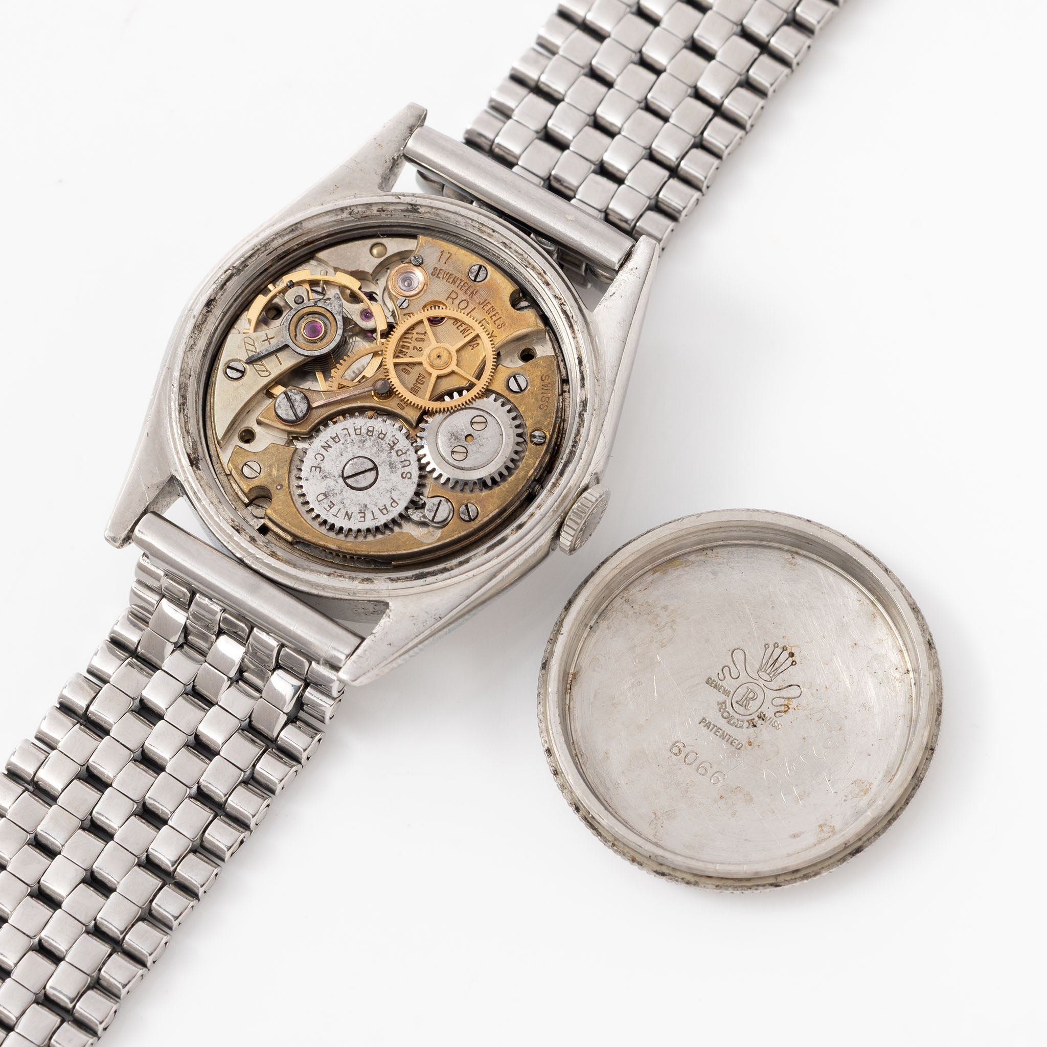 Rolex Oysterdate Precision  Silver Star "Stelline " dial ref 6066