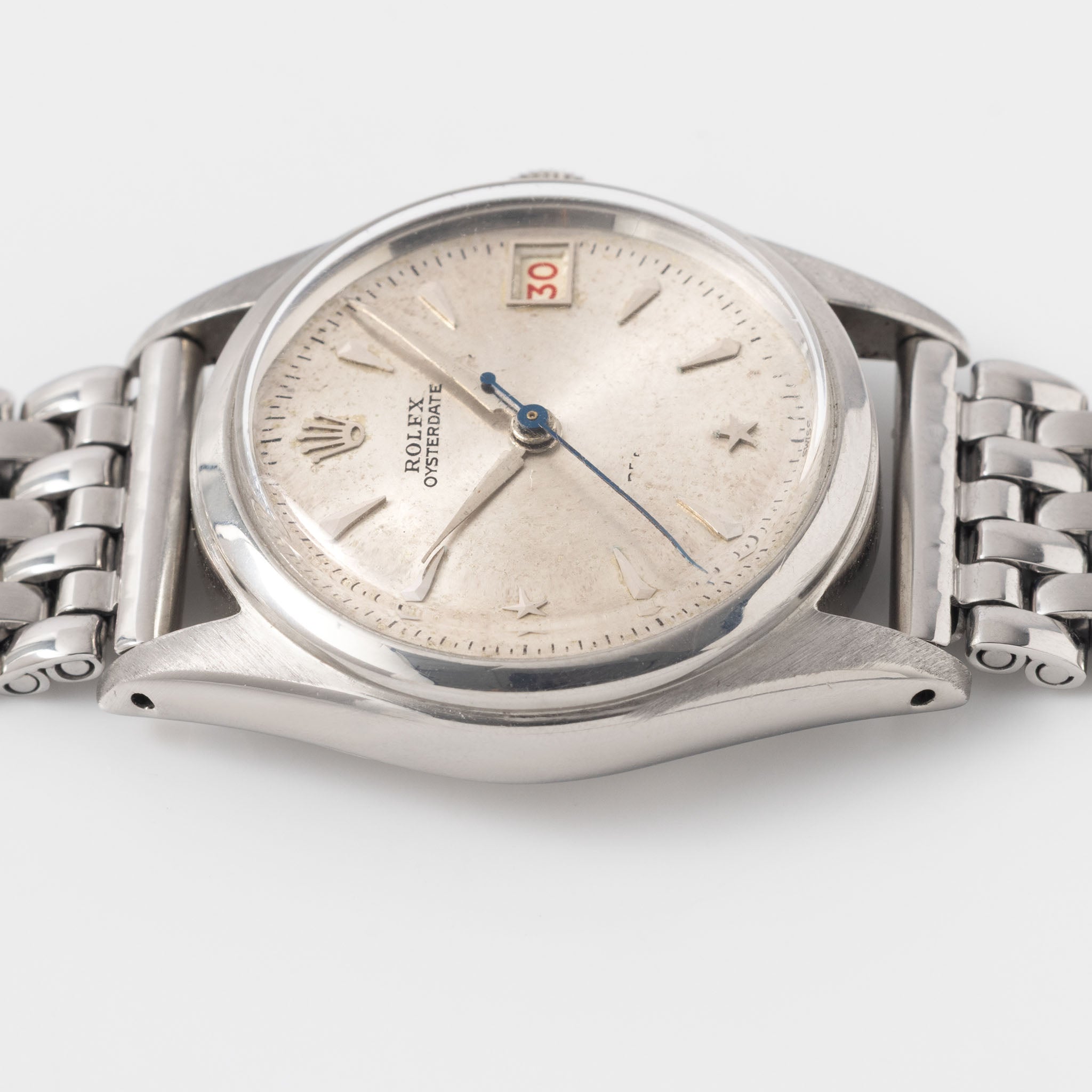 Rolex Oysterdate Precision  Silver Star "Stelline " dial ref 6066