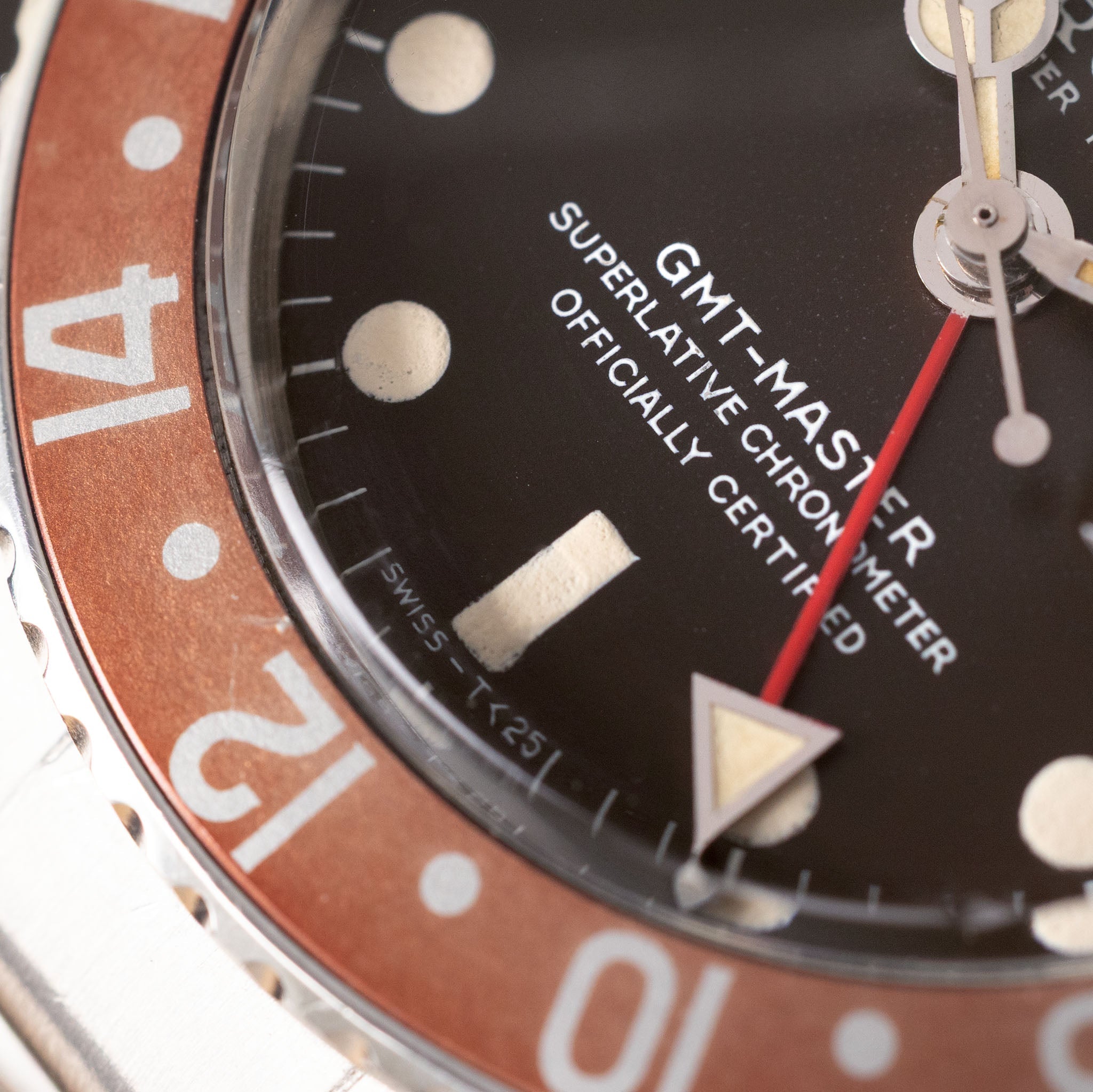 Rolex GMT-Master 1675 MK1 Long-E unique Tropical Dial
