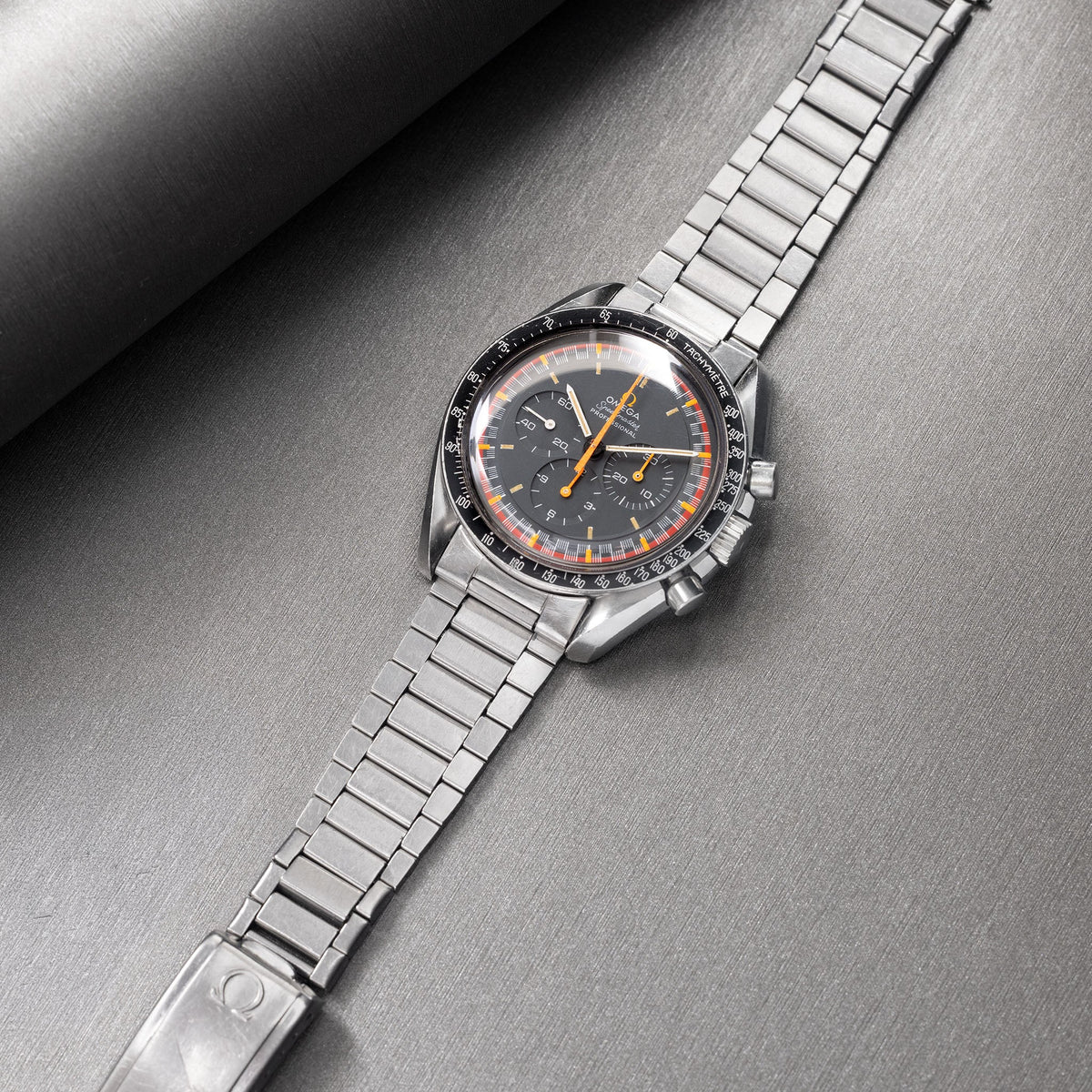 Omega Speedmaster 145.022-69 Grey Racing dial with Original Box and Booklet