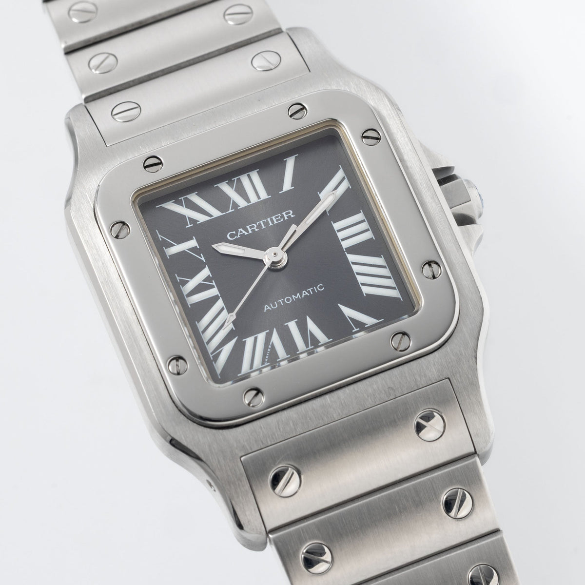 Cartier Santos Galbeé ref. 2319 SIHH Slate Grey Dial with Box and Original Guarantee Paper “Limited edition”