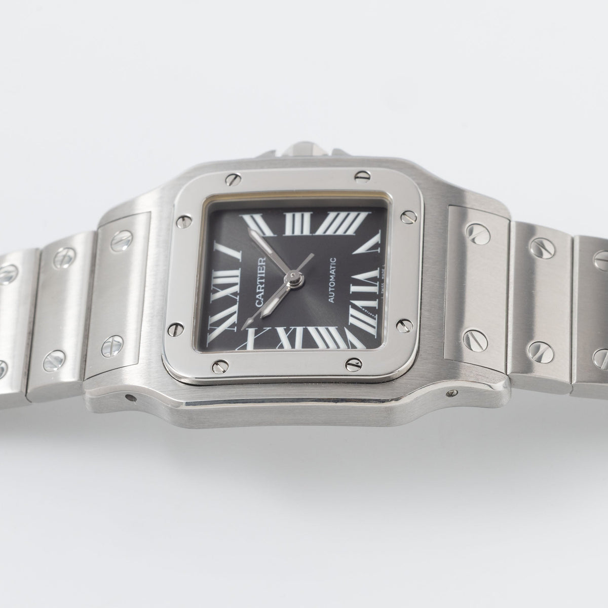 Cartier Santos Galbeé ref. 2319 SIHH Slate Grey Dial with Box and Original Guarantee Paper “Limited edition”