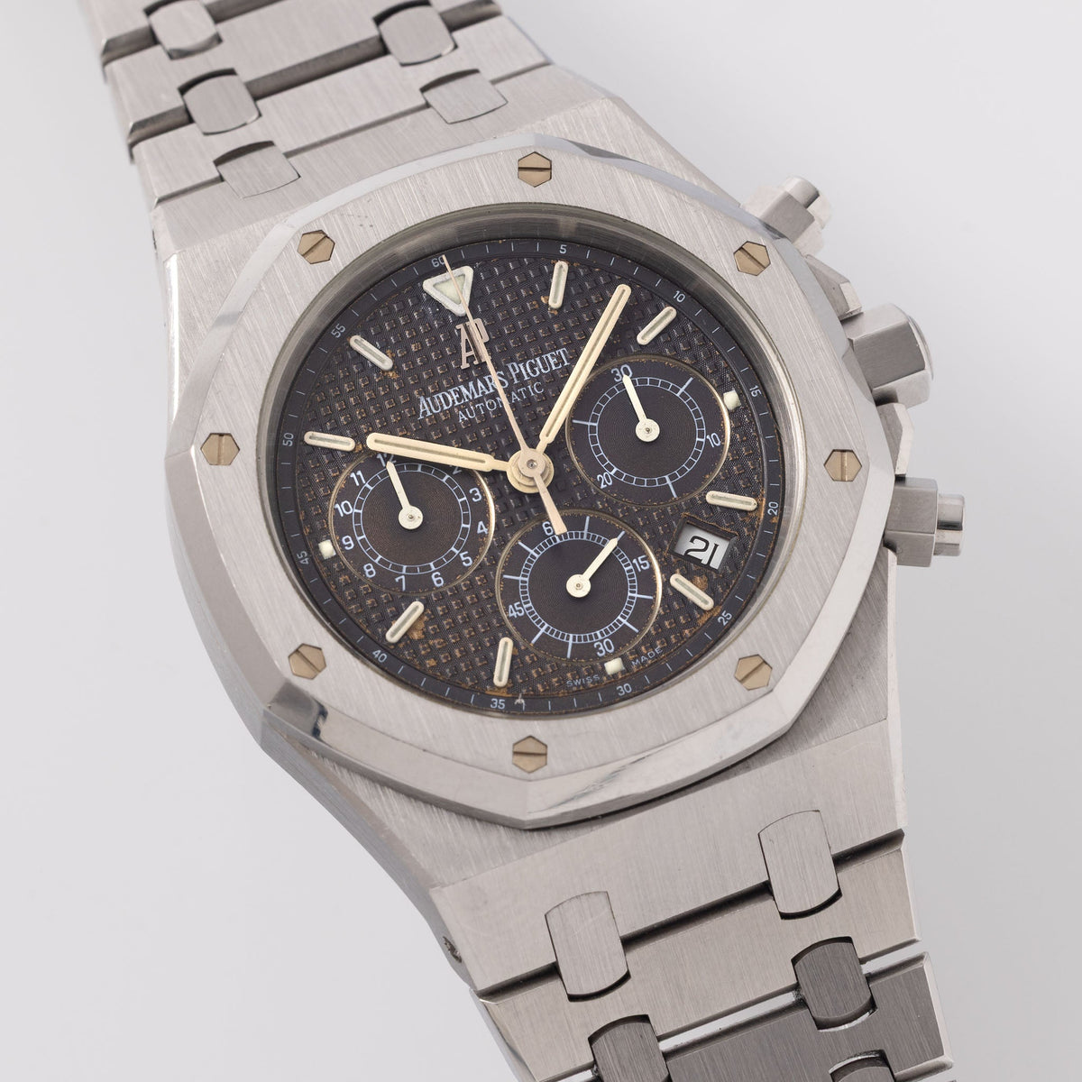 Audemars Piguet Royal Oak Chronograph 25860ST - Tropical Petite Tapisserie Dial