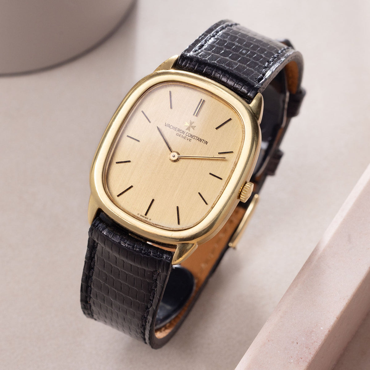 Vacheron Constantin Ellipse Ref. 39007 – Champagne Sigma Dial with Box and Papers