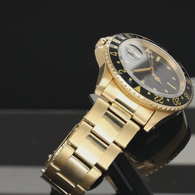 Rolex GMT-Master Black Nipple Dial Ref 16758