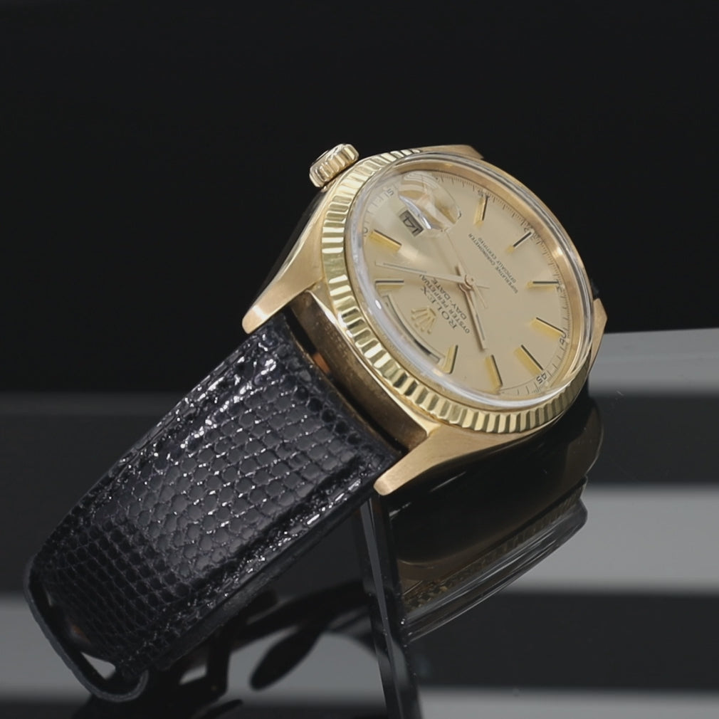 Rolex Day-date Yellow Gold Matte Champagne Dial ref 1803