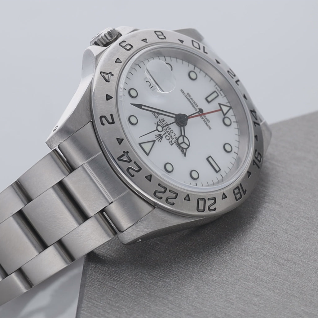 Rolex Explorer 2 16570 White Swiss-Only Dial