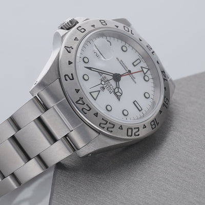 Rolex Explorer 2 16570 White Swiss-Only Dial