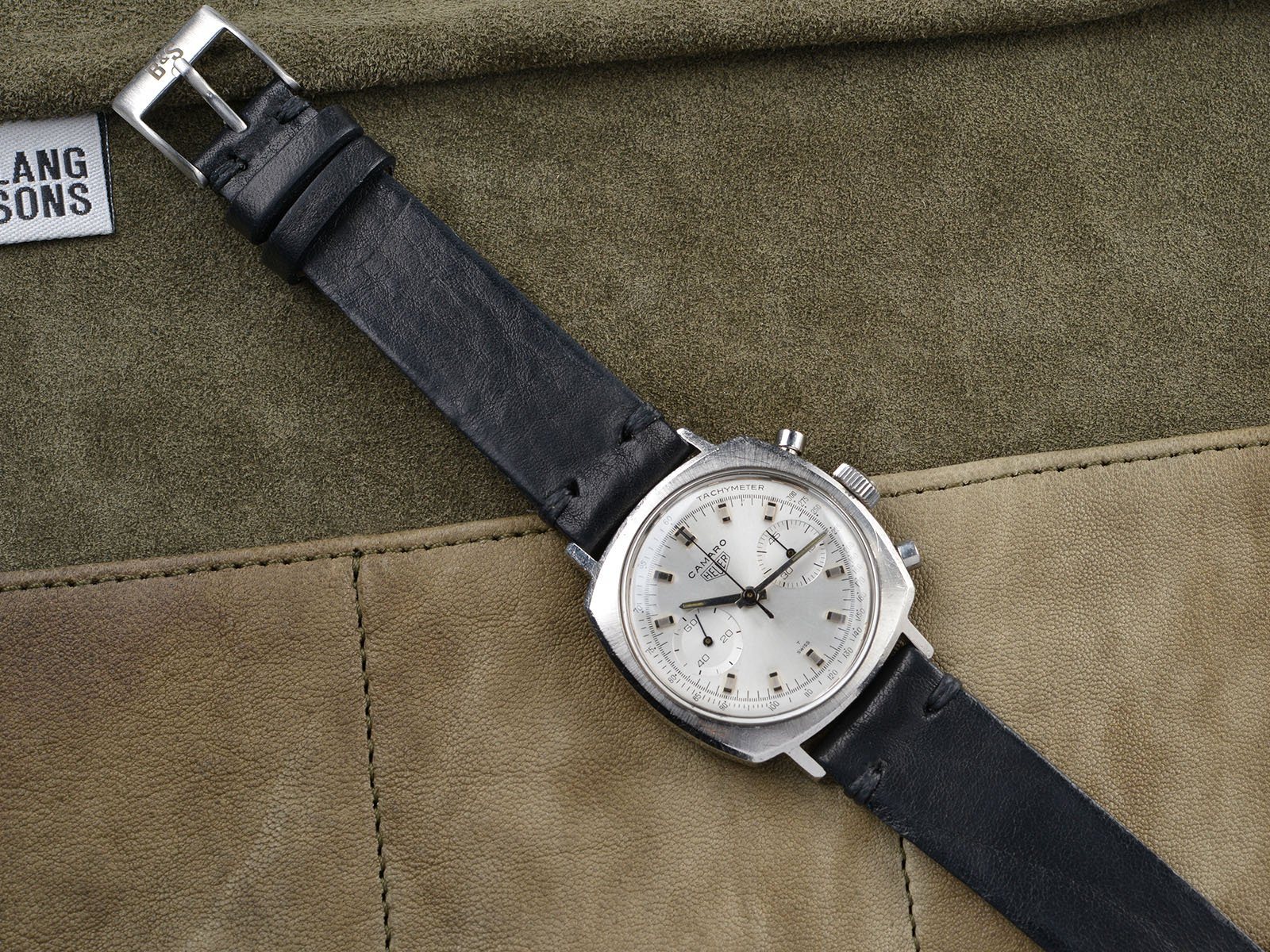 HEUER CAMARO 9220T TACHYMETER VALJOUX 92
