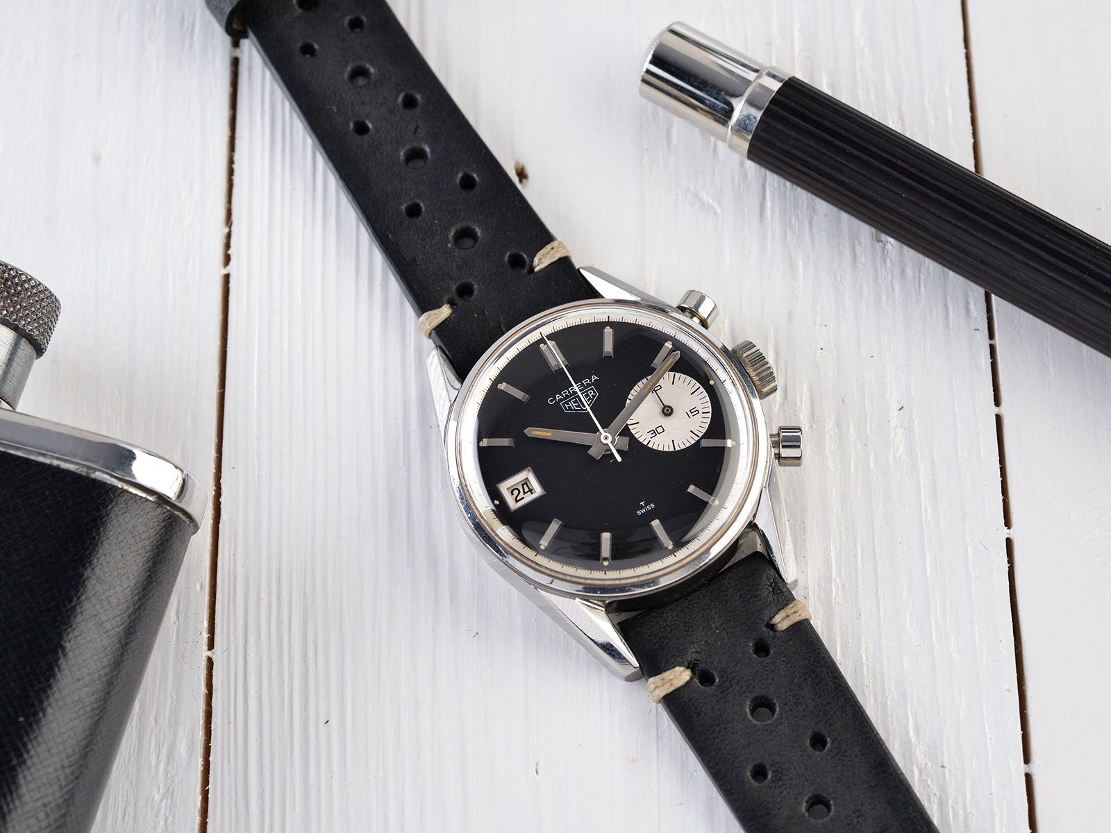 RARE HEUER CARRERA DATO 3147 NS