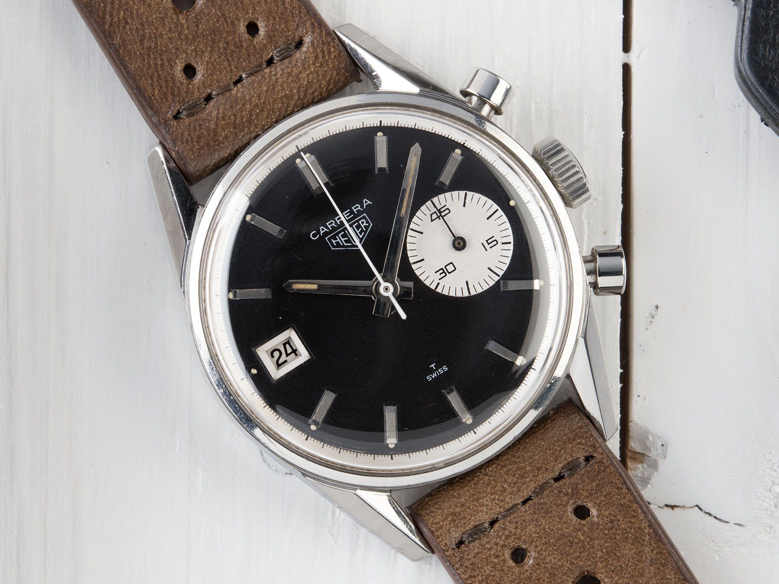 RARE HEUER CARRERA DATO 3147 NS