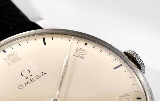 Omega ‘Square Lug’ Jumbo Calatrava 1940s