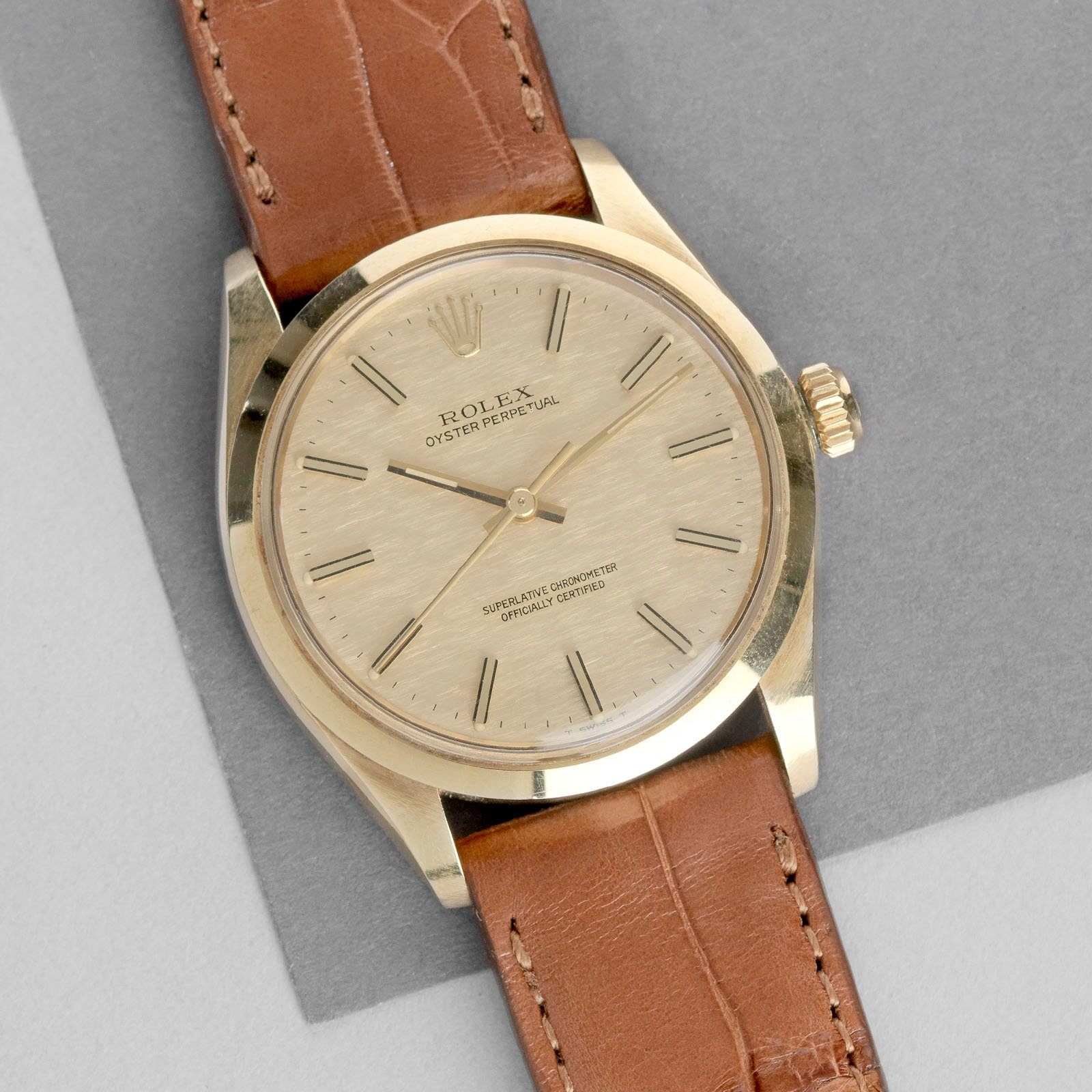 Rolex Oyster Perpetual Yellow Gold ref 1002