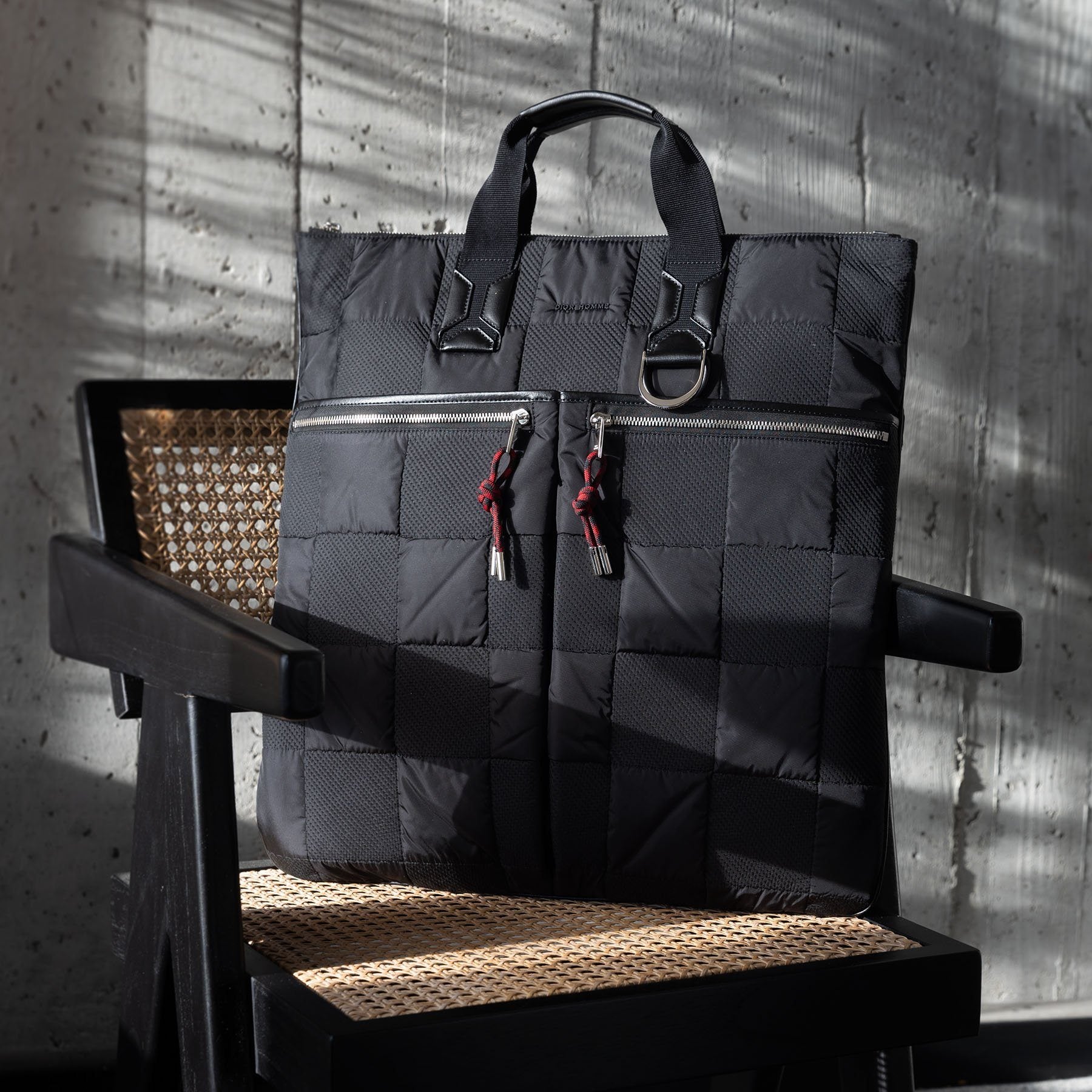 Dior Homme Black Helmet Bag