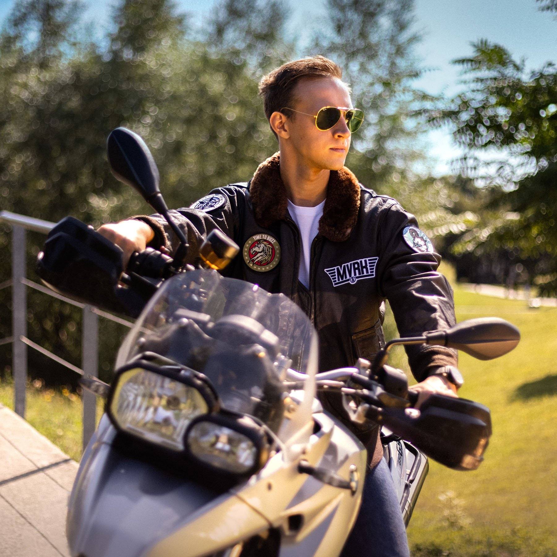 1 OF 1 CUSTOM VINTAGE MVRK G-1 LEATHER FLIGHT JACKET
