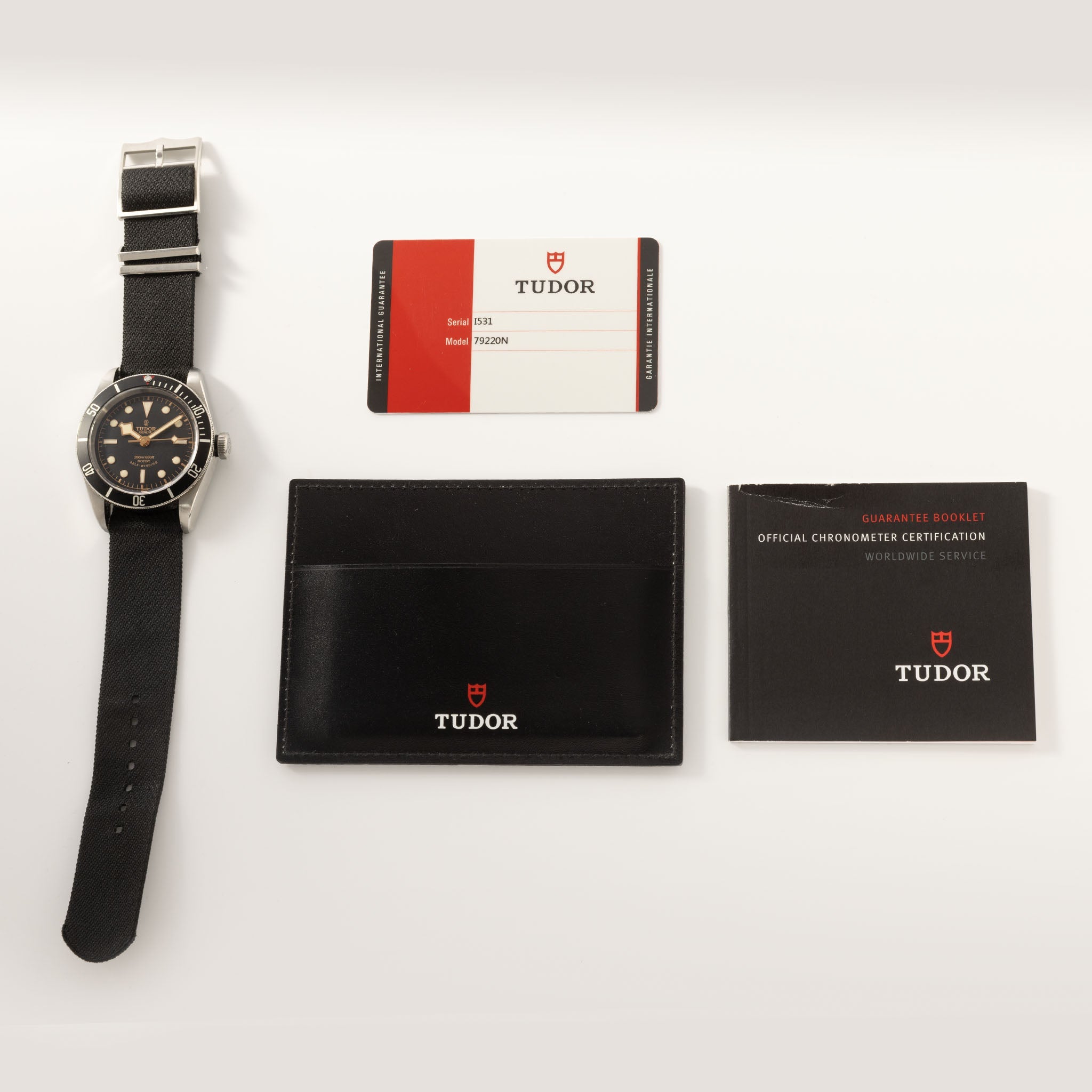 Tudor Black Bay Black ETA-Movement Full Set Ref 79220N 