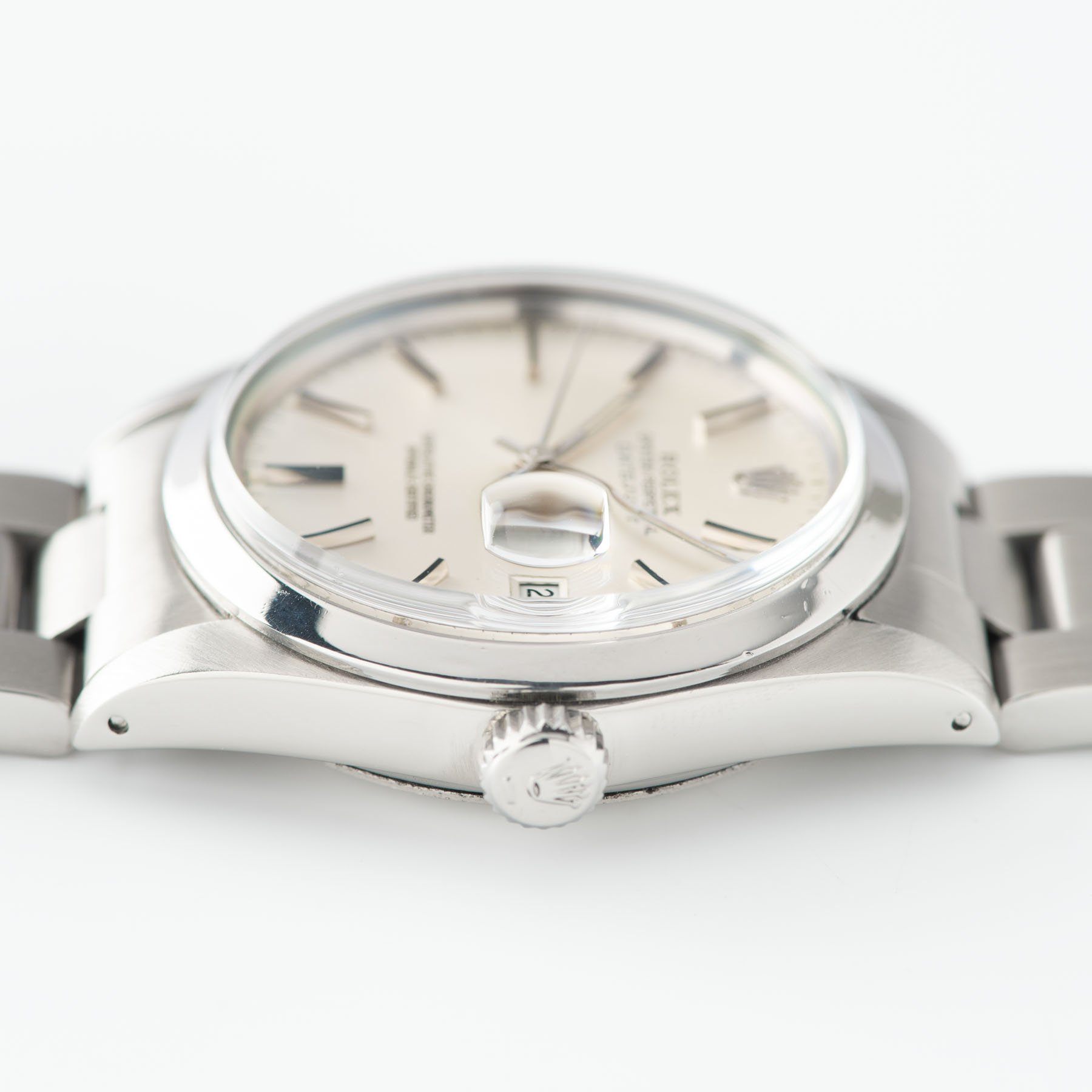 Rolex Datejust Reference 16000 Silver Soleil Dial 