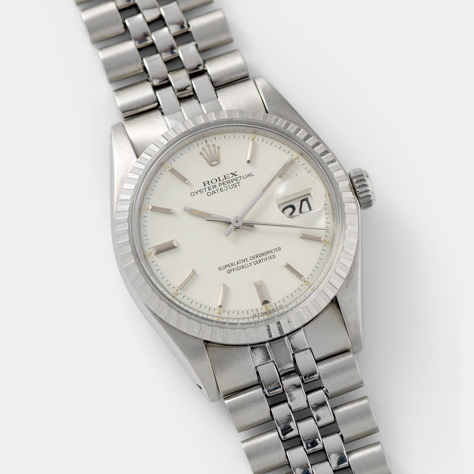 Rolex Datejust White Sigma Dial 1603 36mm steel case