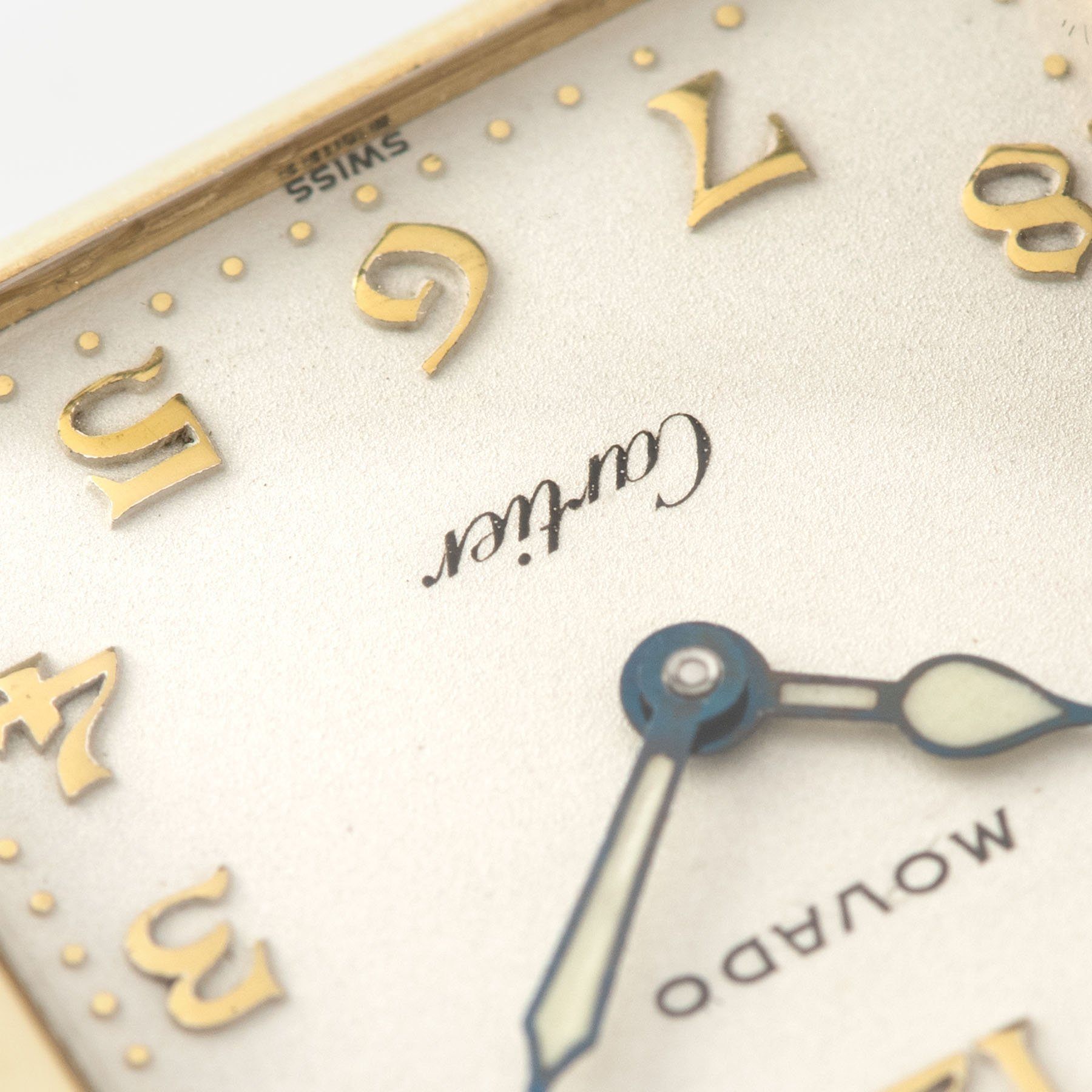Movado x Cartier Ermeto Travel Watch in 18 k Gold 