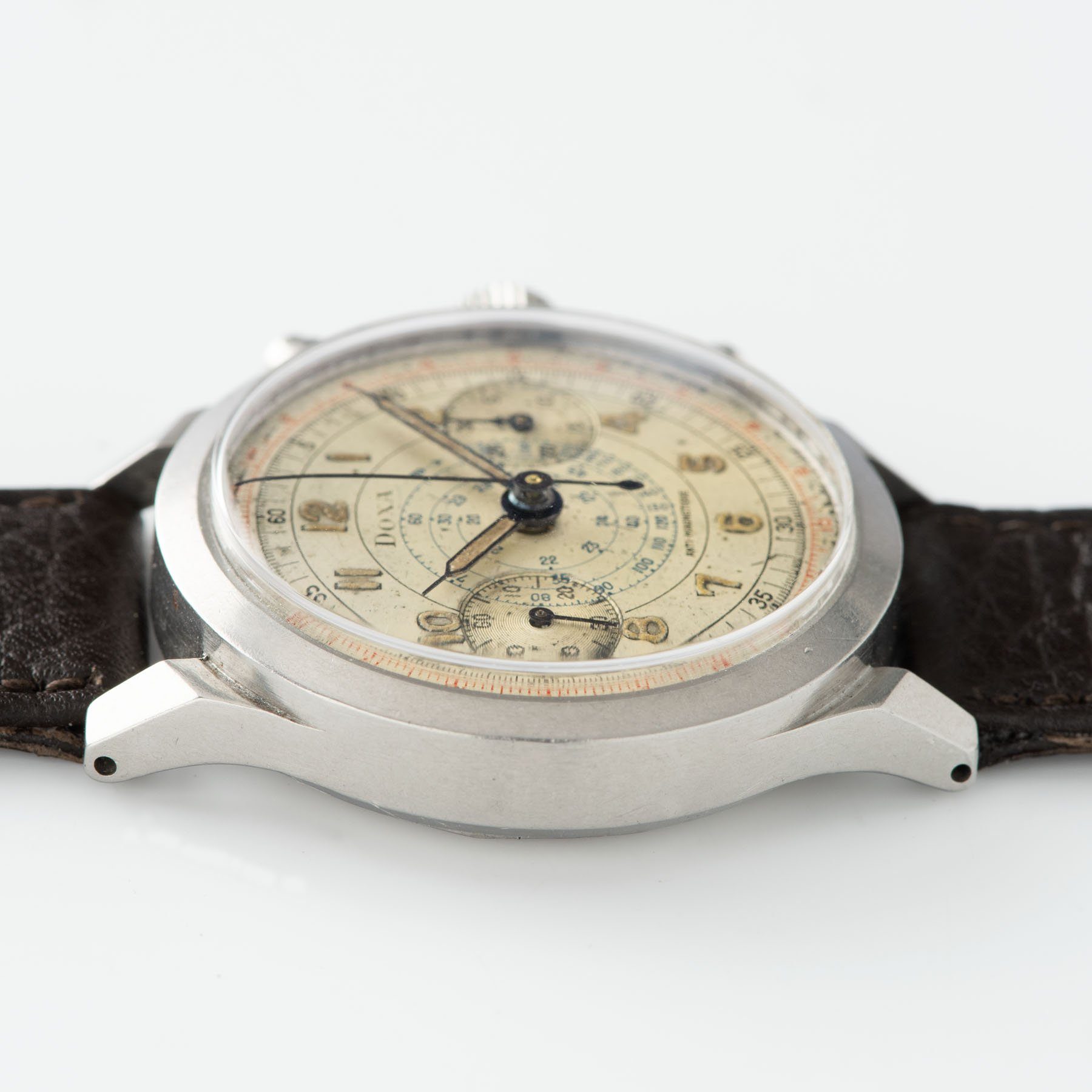 Doxa Multi Scale Steel Spillman Case Chronograph 