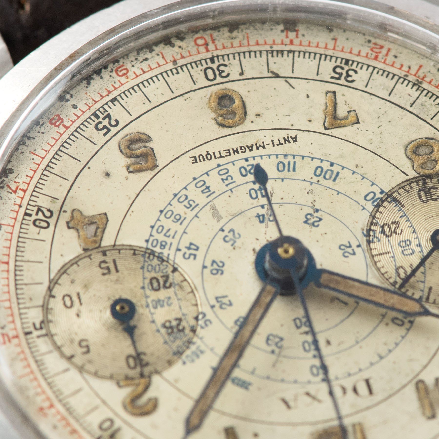 Doxa Multi Scale Steel Spillman Case Chronograph 
