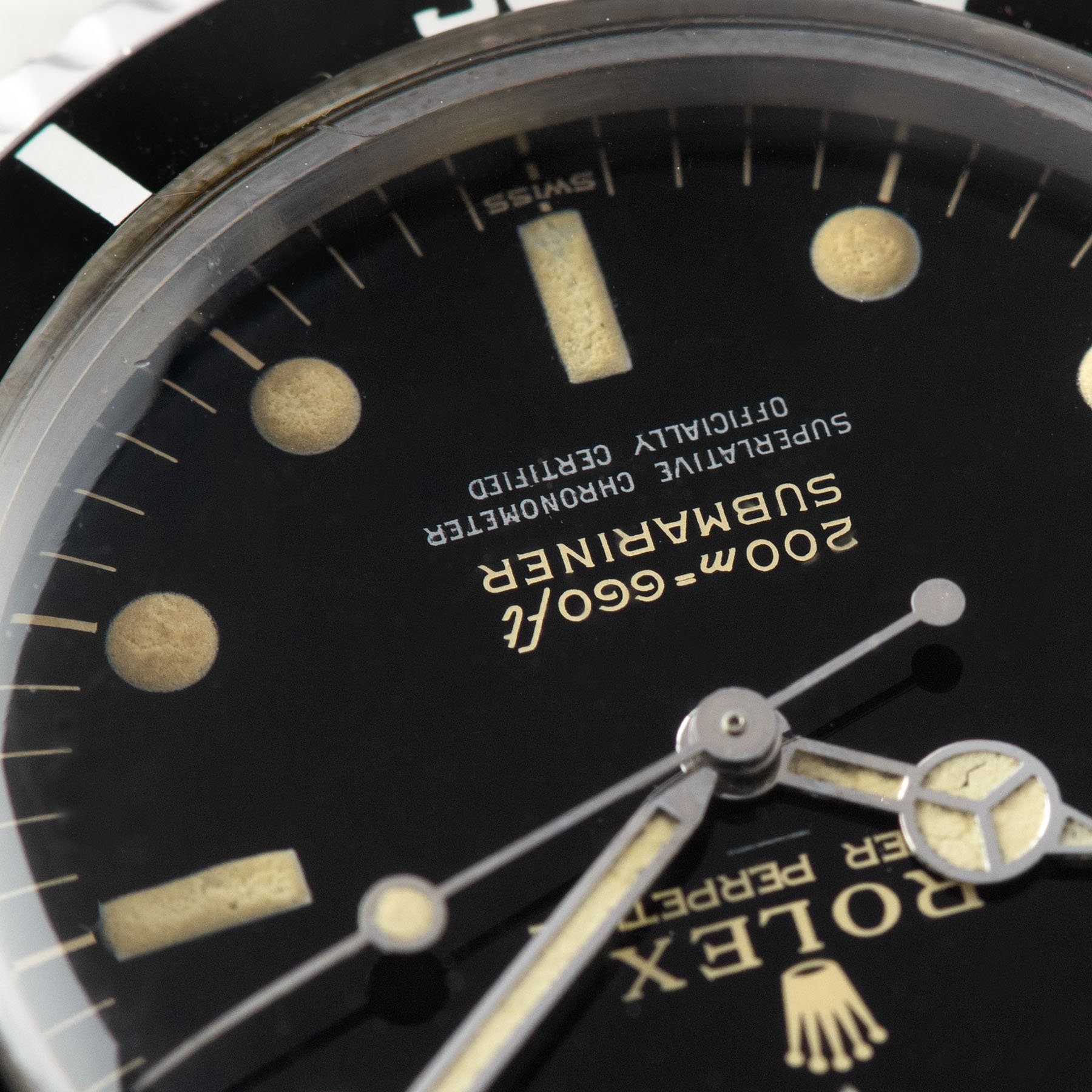 Rolex Submariner 5512 Gilt Four Line Underline Dial 
