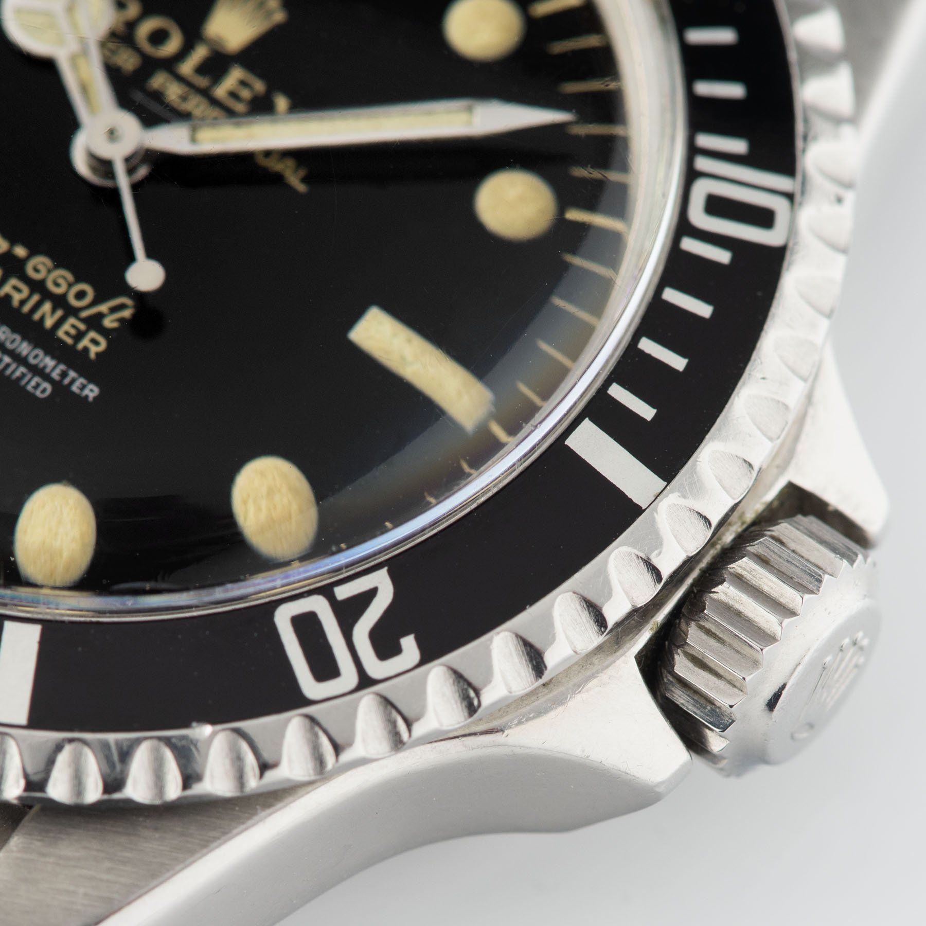 Rolex Submariner 5512 Gilt Four Line Underline Dial Black fat font bezel insert